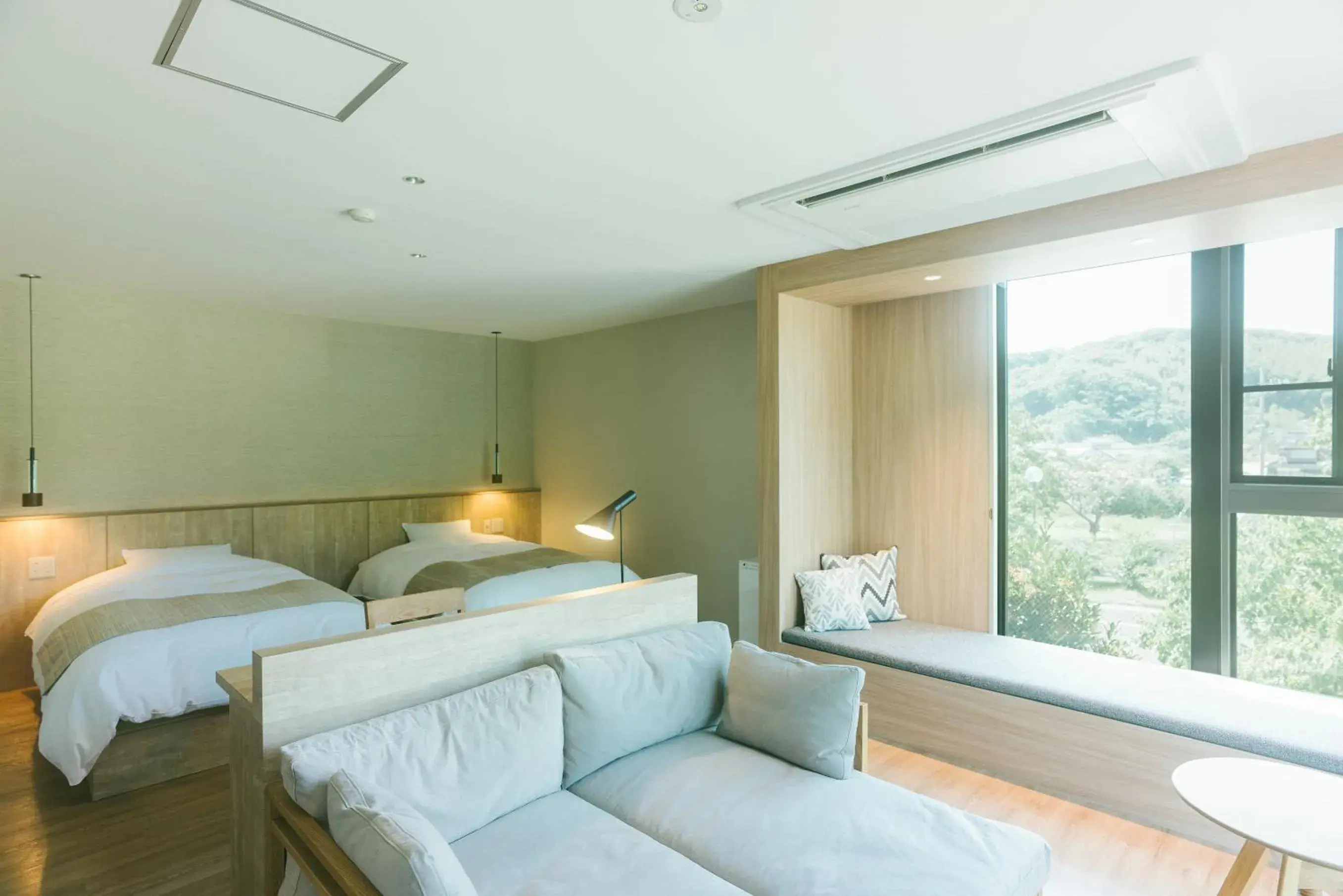 Standard Twin Room with Mountain View in HOTEL & KOTEI SOKA Standard Twin Room with Mountain View in HOTEL & KOTEI SOKA