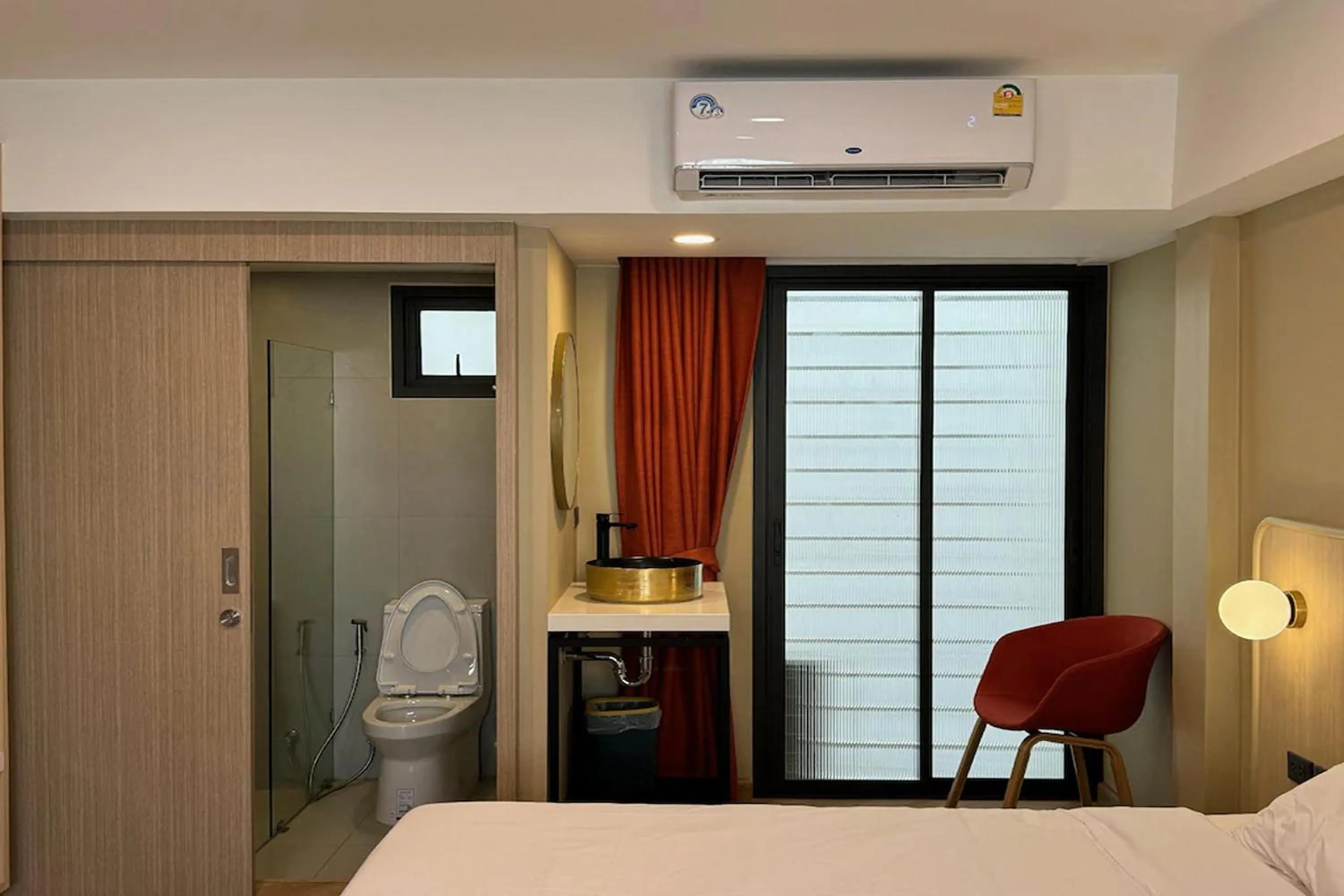 Bedroom, Bed in Parcel Hotel Bangkok