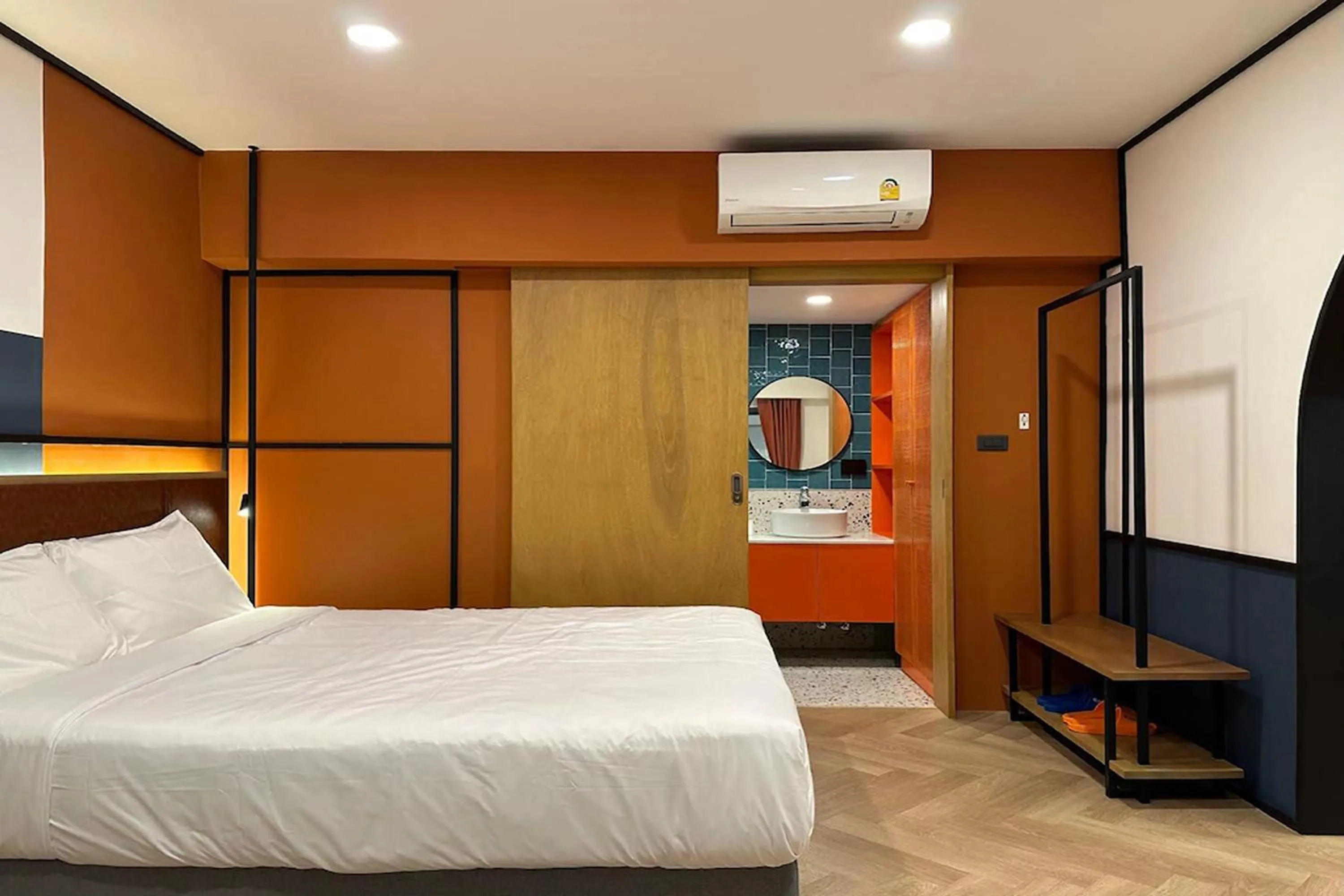 Bedroom, Bed in Parcel Hotel Bangkok