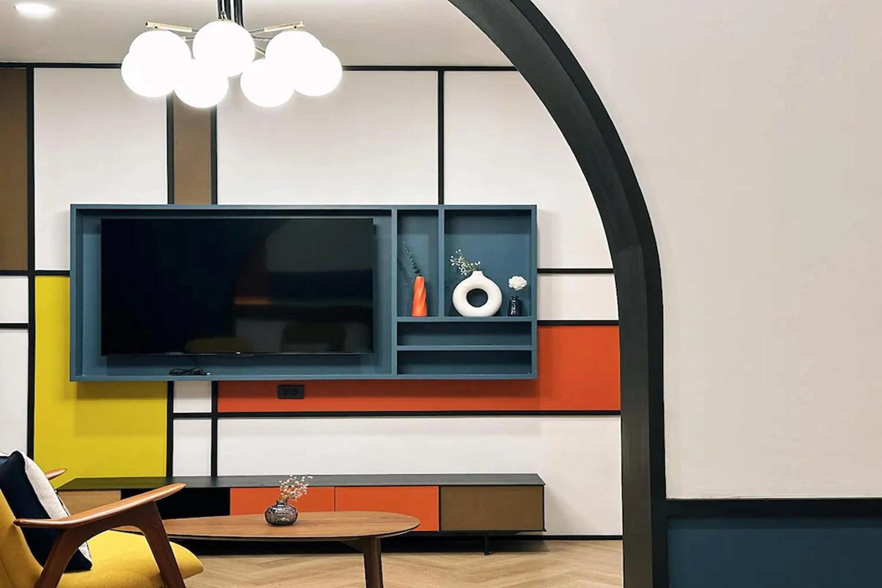 Seating area in Parcel Hotel Bangkok