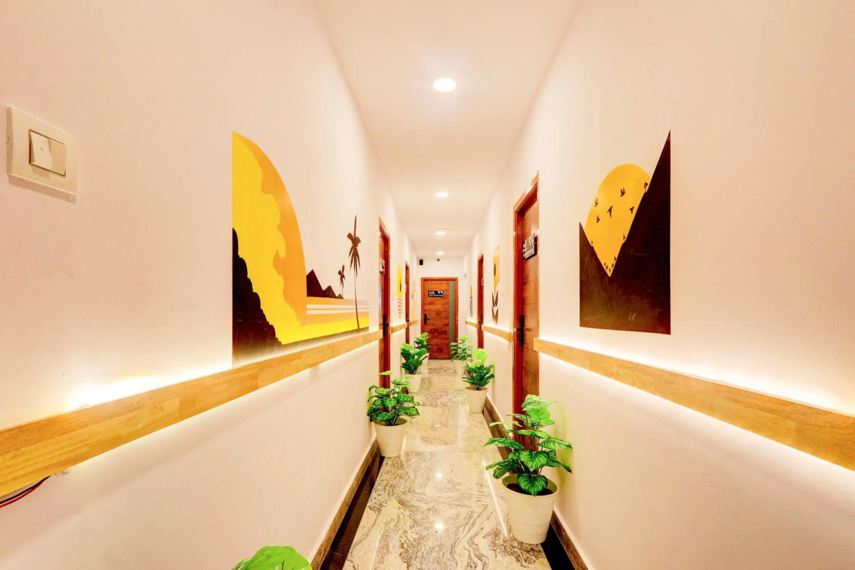 Lobby or reception in Super Townhouse CASA GRAND HIMAYATNAGAR