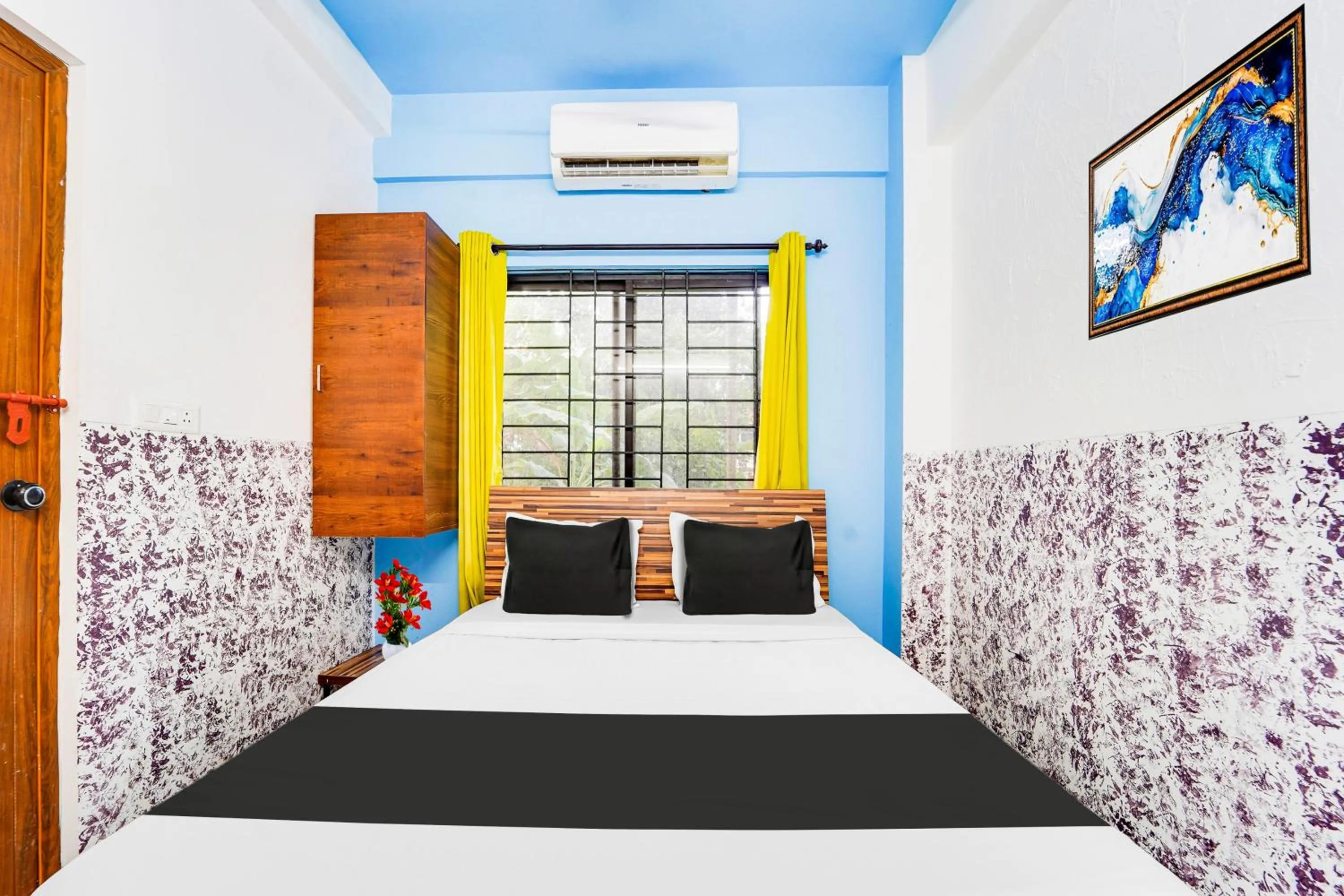 Bedroom, Bed in Hotel O Cheranelloor Aster Medicity Formerly Abriz Residency