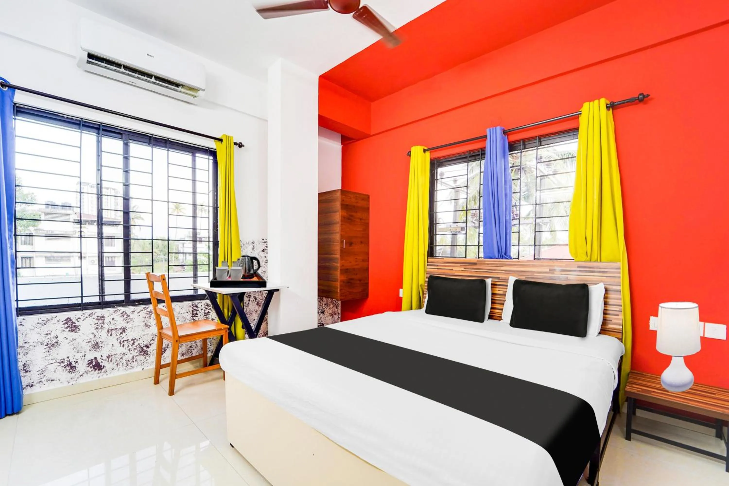 Bedroom, Bed in Hotel O Cheranelloor Aster Medicity Formerly Abriz Residency