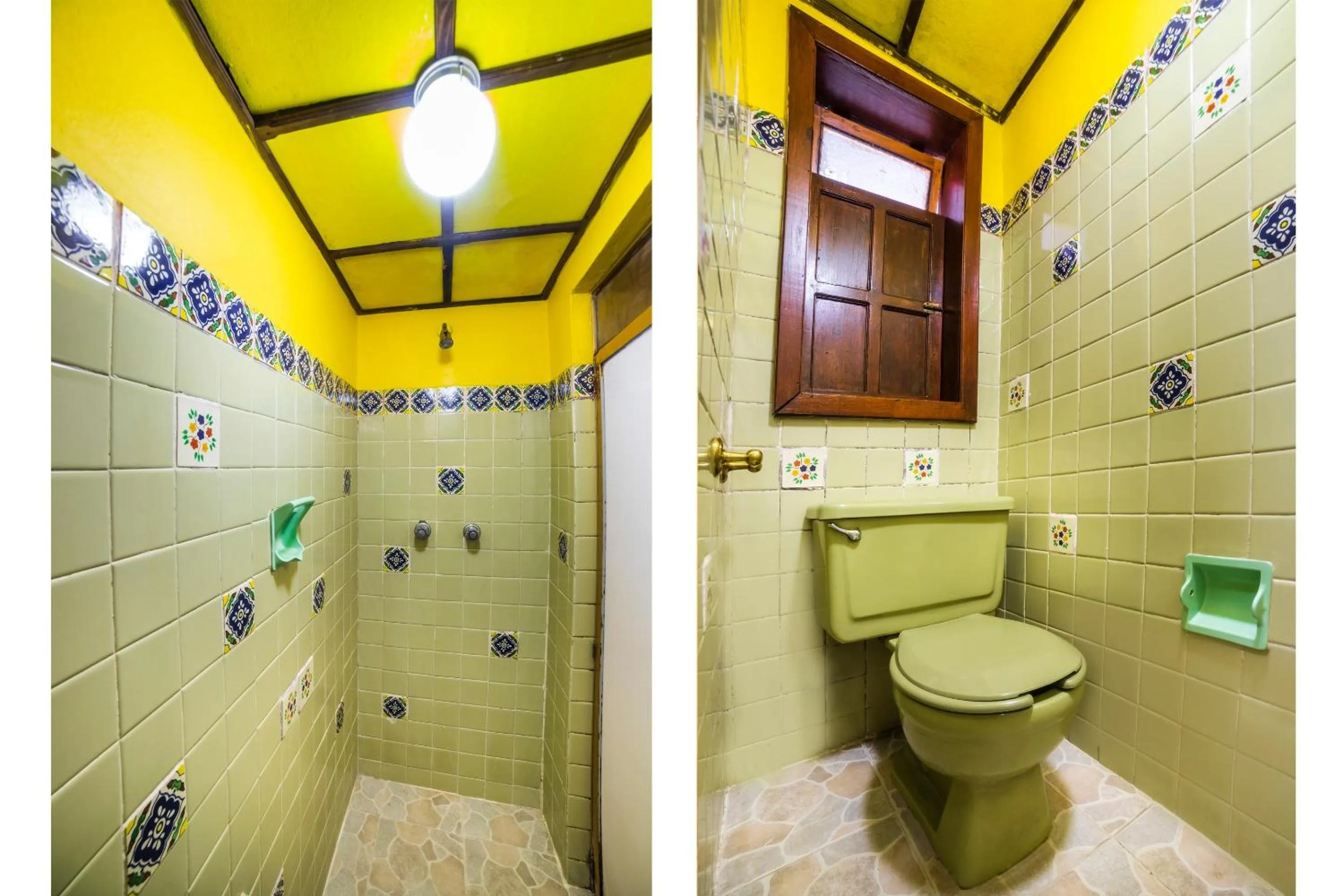 Bathroom in OYO Hotel El Mineral, Tlalpujahua