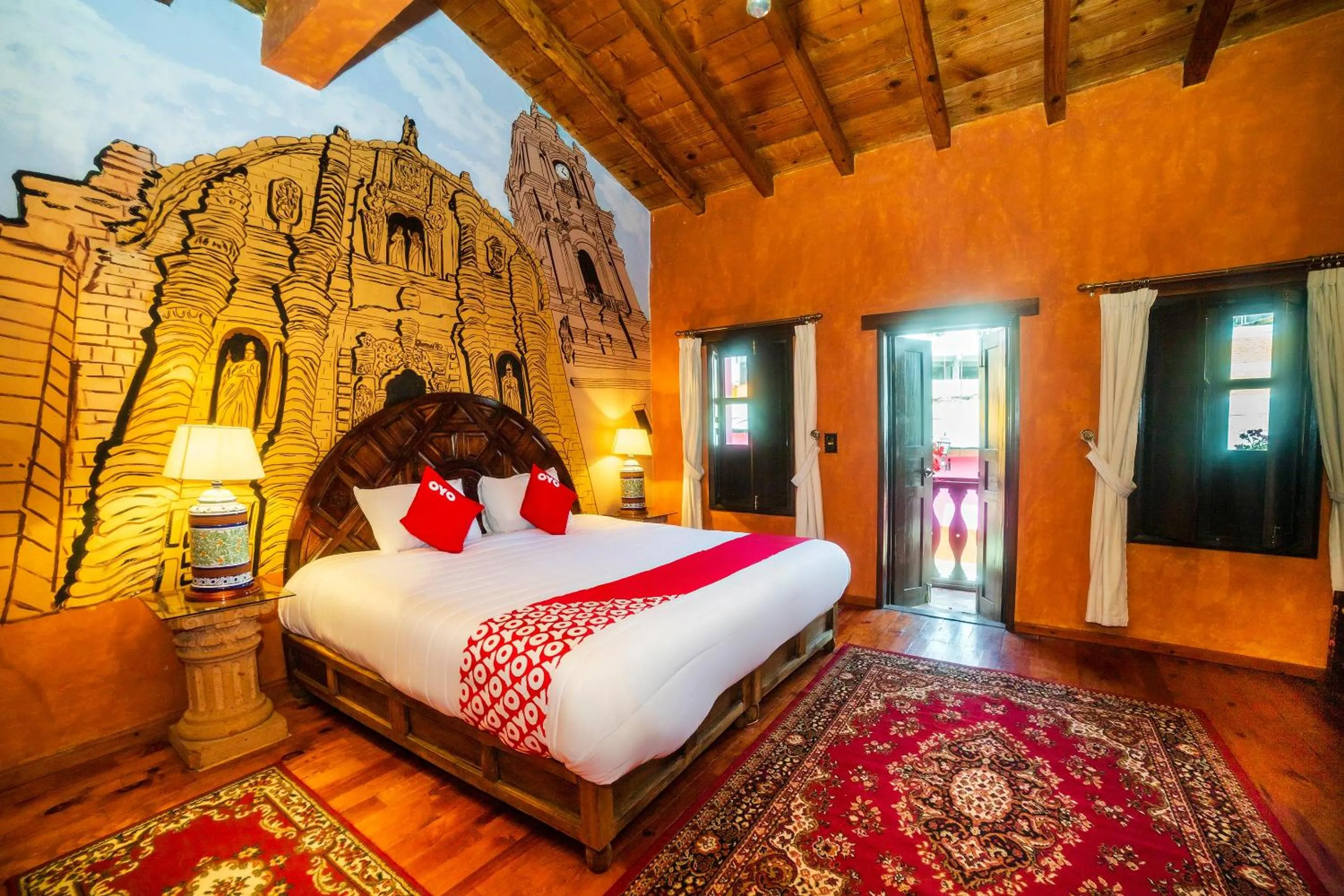 Bedroom, Bed in OYO Hotel El Mineral, Tlalpujahua