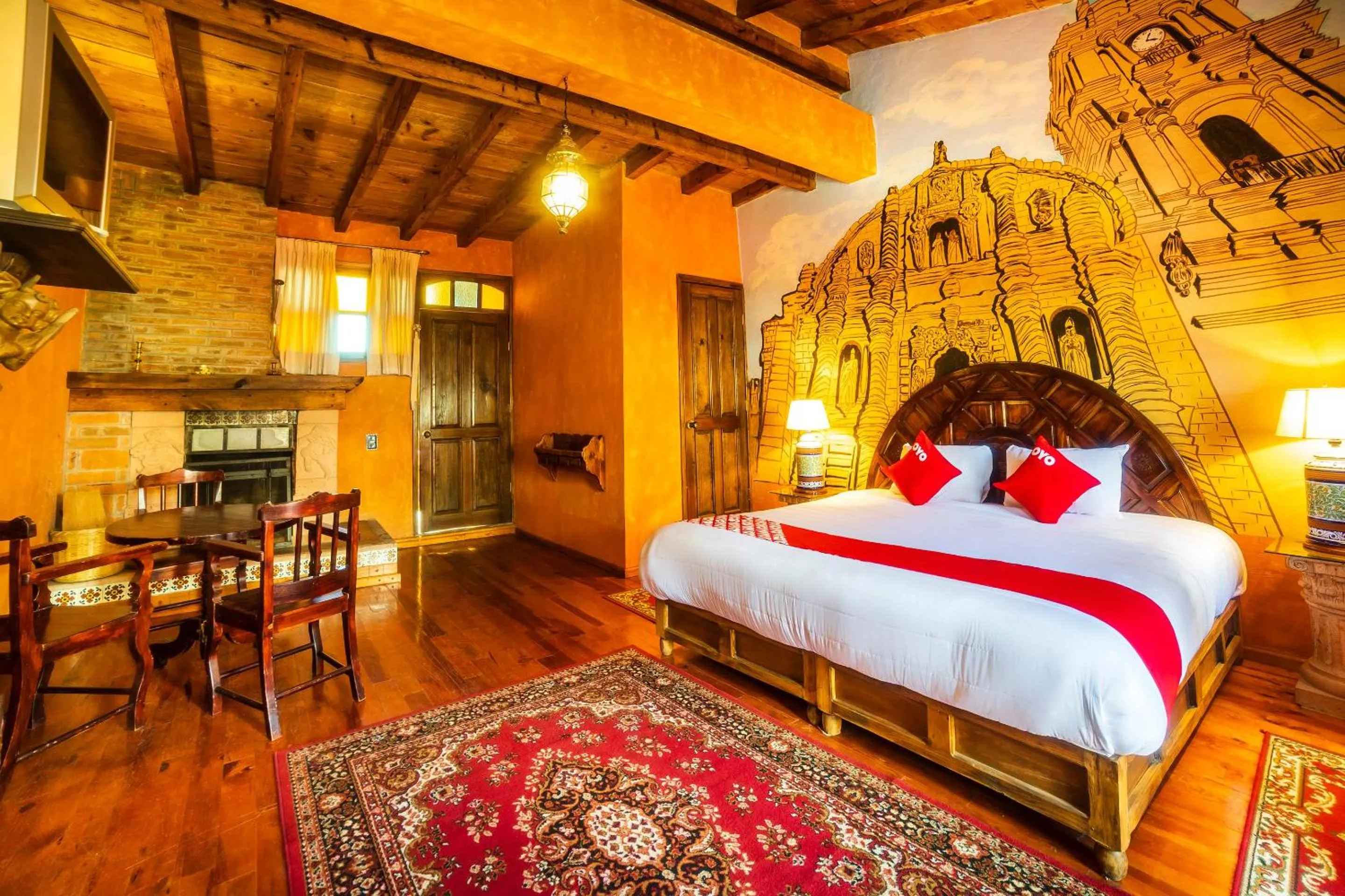 Bedroom, Bed in OYO Hotel El Mineral, Tlalpujahua