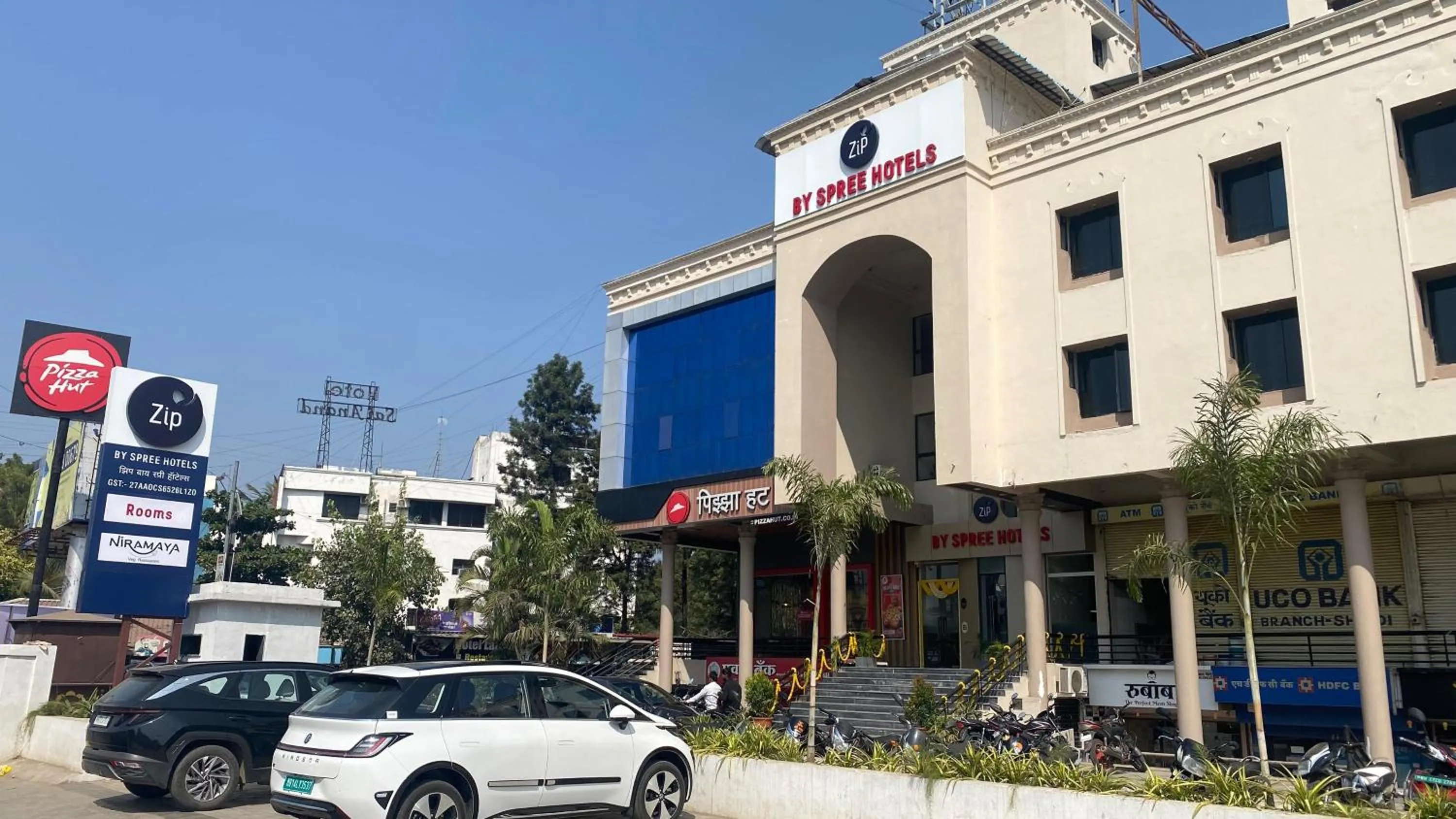 Property building in Zip by Spree Hotels Shirdi - Walkable Distance from Sai Baba Temple