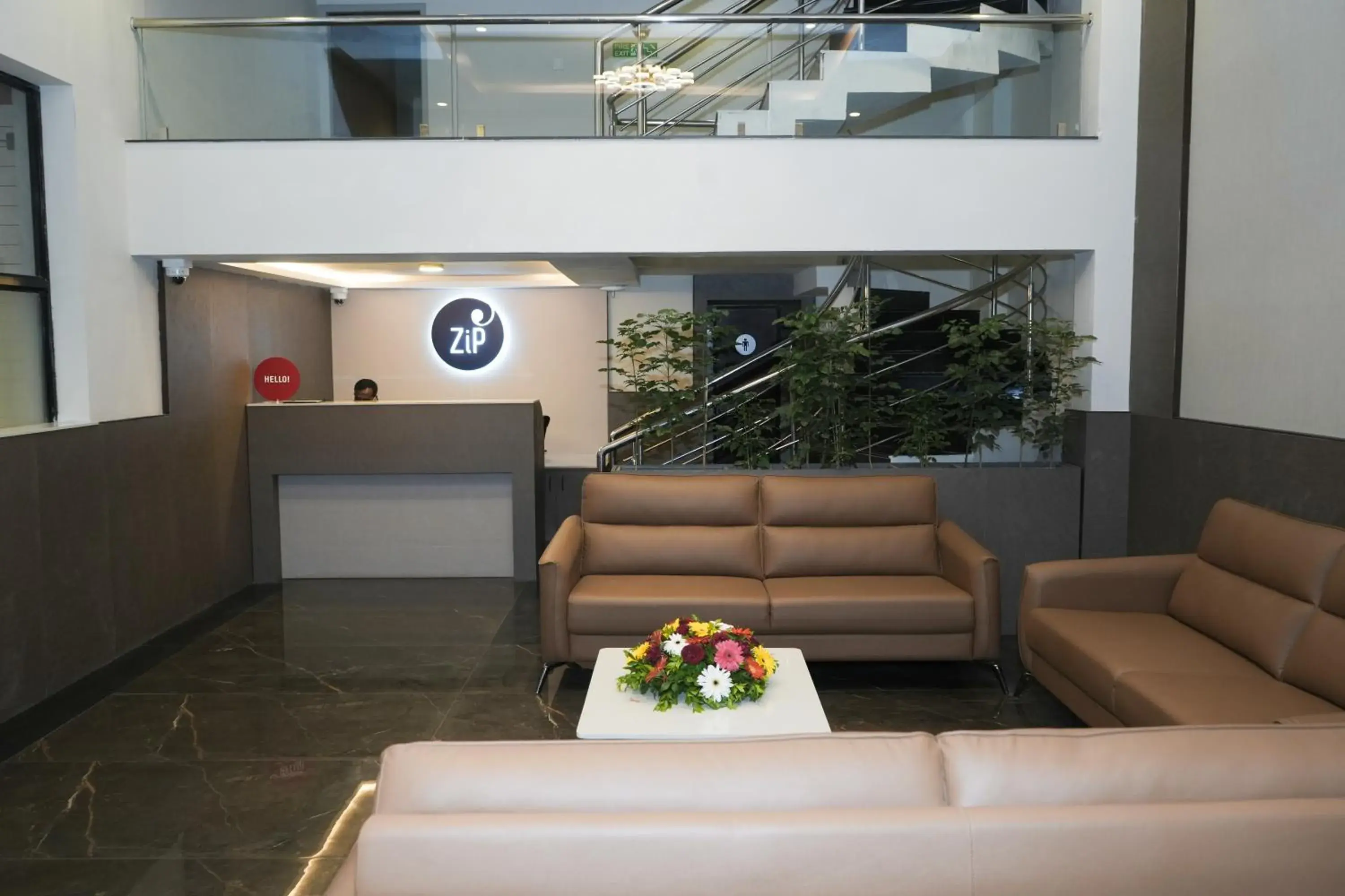 Lobby or reception in Zip by Spree Hotels Shirdi - Walkable Distance from Sai Baba Temple Lobby or reception in Zip by Spree Hotels Shirdi - Walkable Distance from Sai Baba Temple