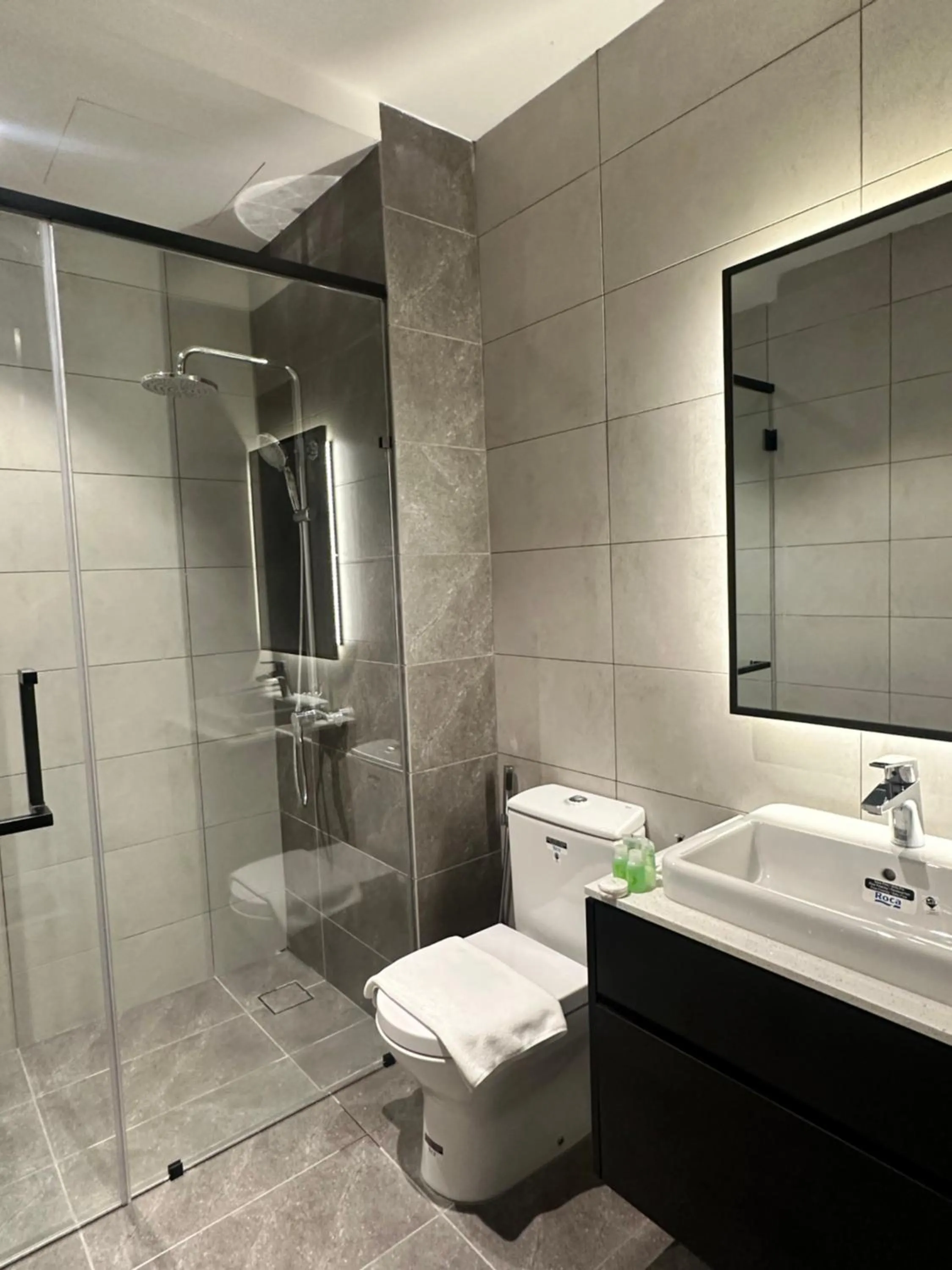 Shower in Axon Residence Suites KL