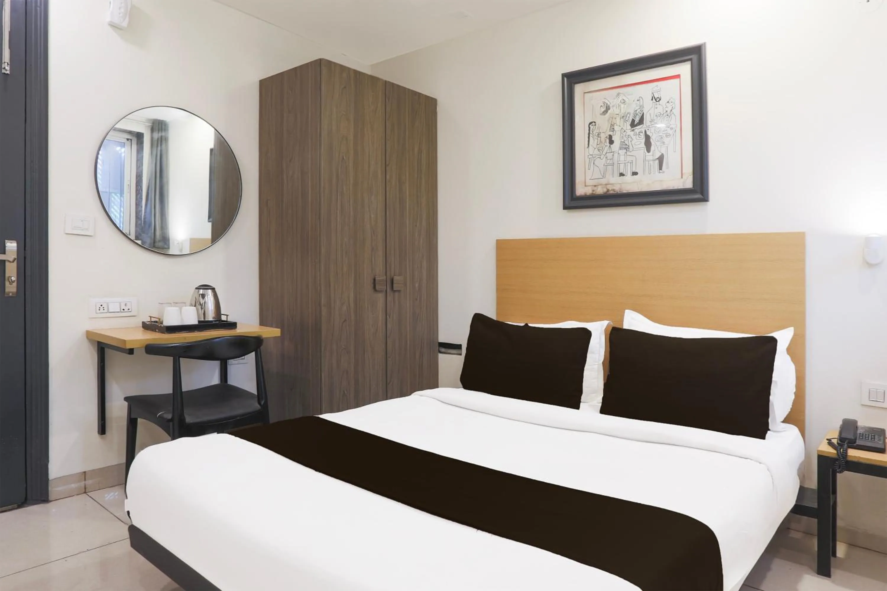 Bedroom, Bed in Super Townhouse Rohini Sector 18 Formerly Relic Stay