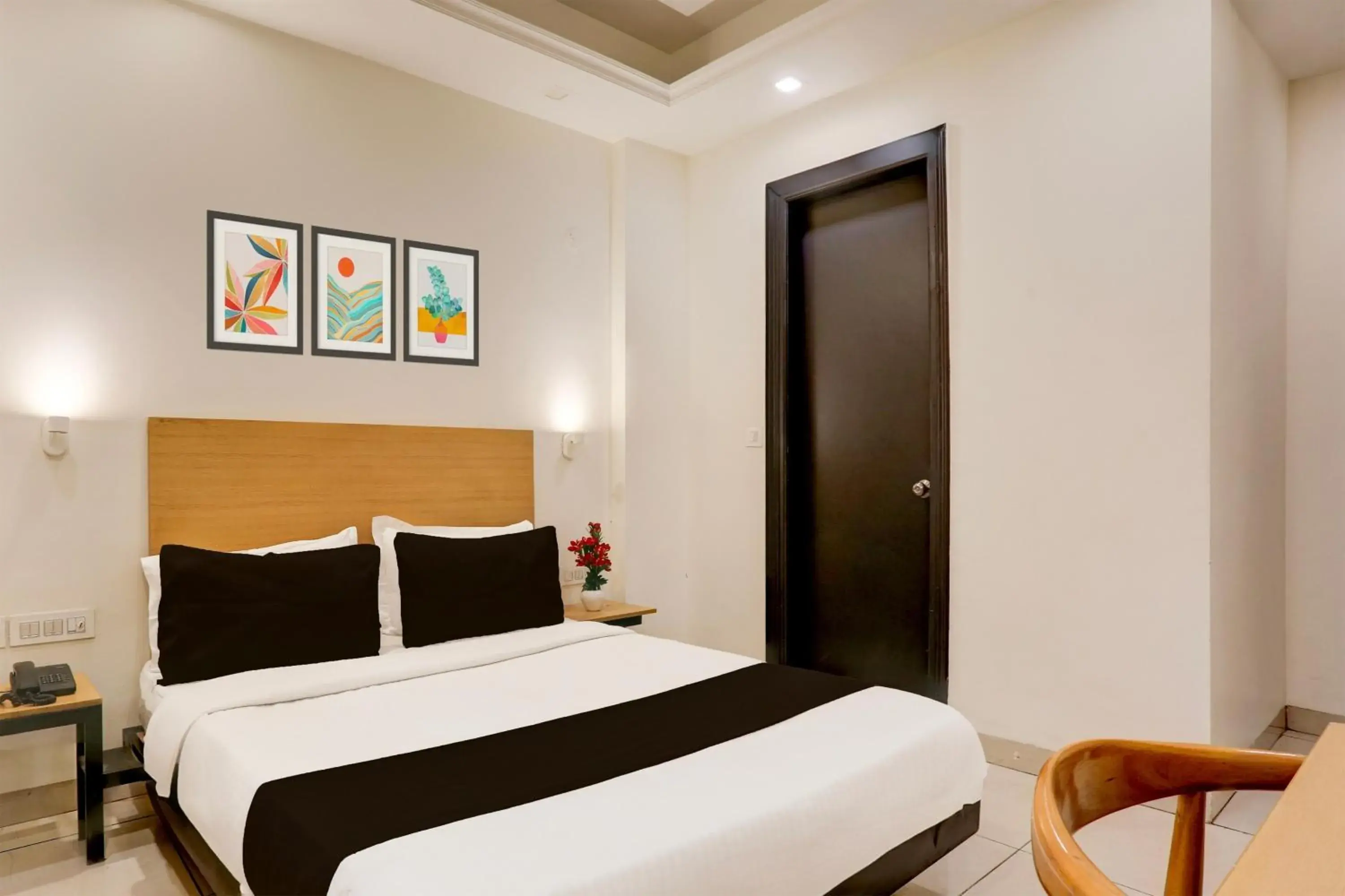 Bedroom, Bed in Super Townhouse Rohini Sector 18 Formerly Relic Stay Bedroom, Bed in Super Townhouse Rohini Sector 18 Formerly Relic Stay