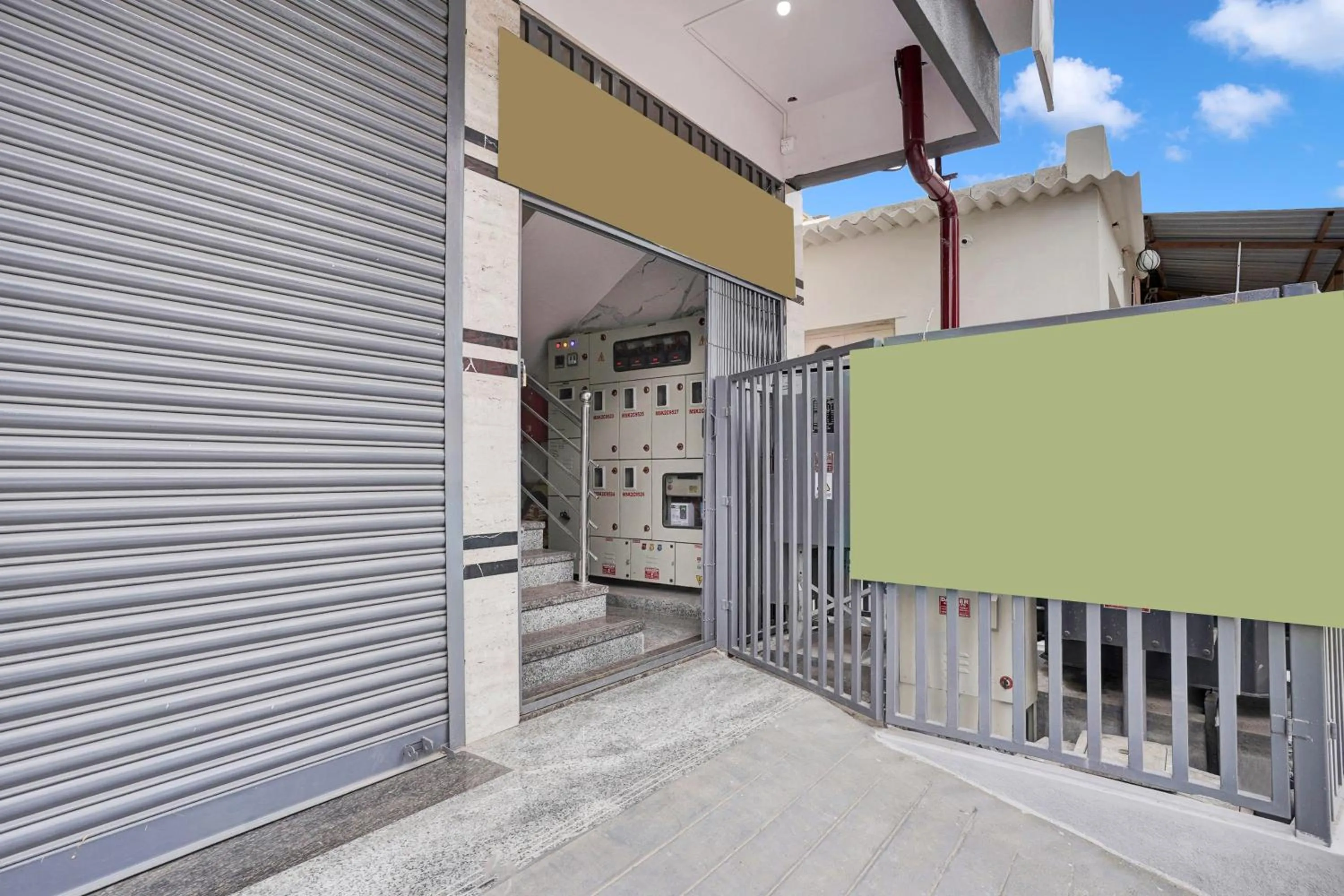 Facade/entrance in Super Collection O Peenya 2nd stage Formerly the JK Grand