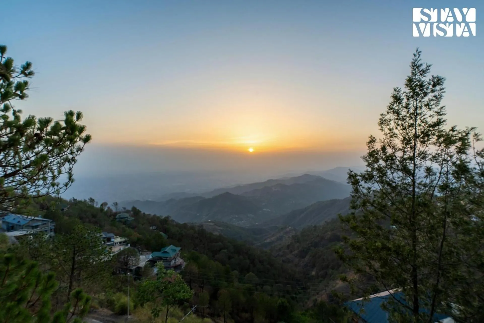 View (from property/room) in StayVista at The Rustic Retreat - 4BHK Valley View villa with Lawn, Bonfire