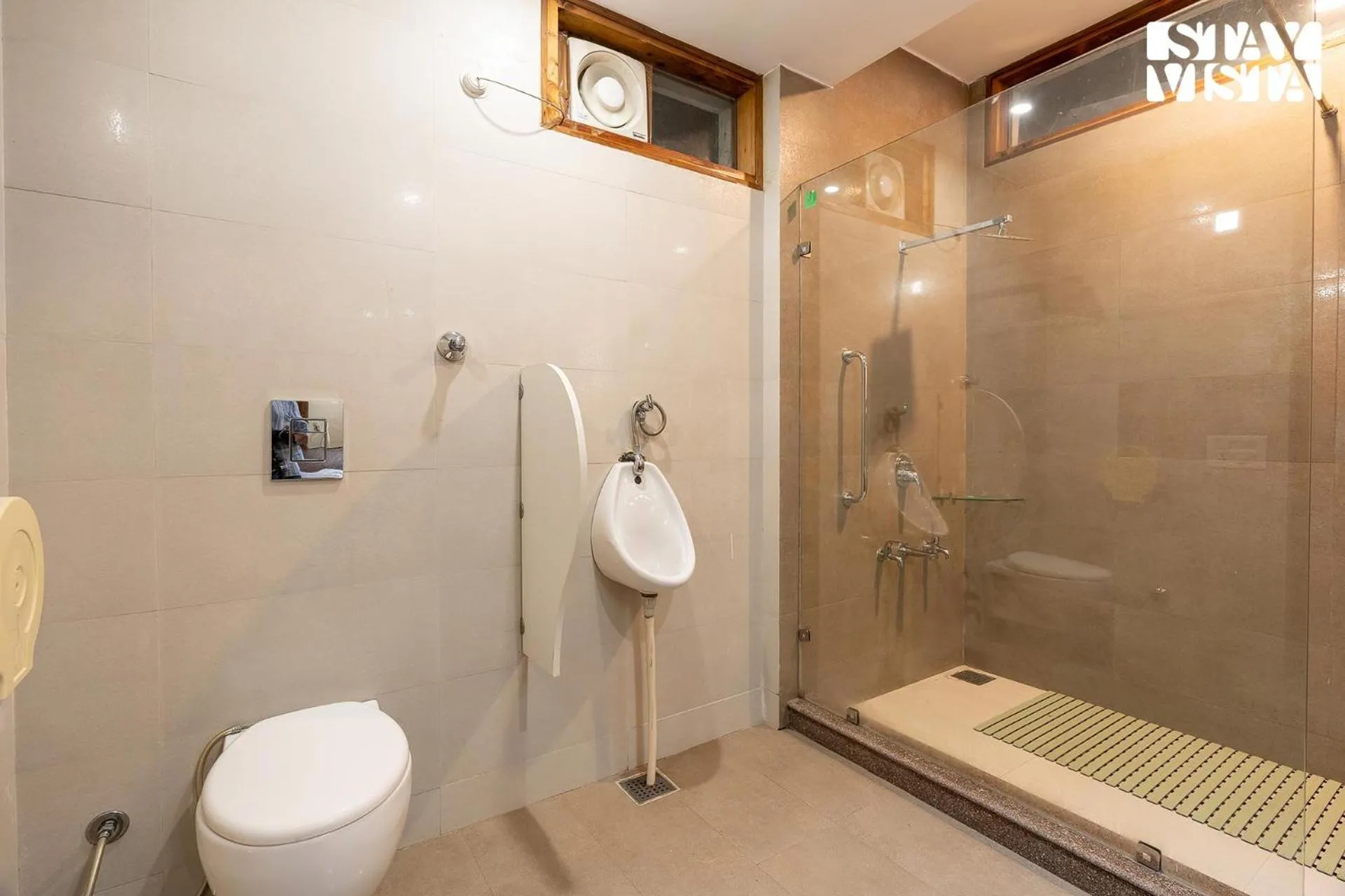 Bathroom in StayVista at The Rustic Retreat - 4BHK Valley View villa with Lawn, Bonfire