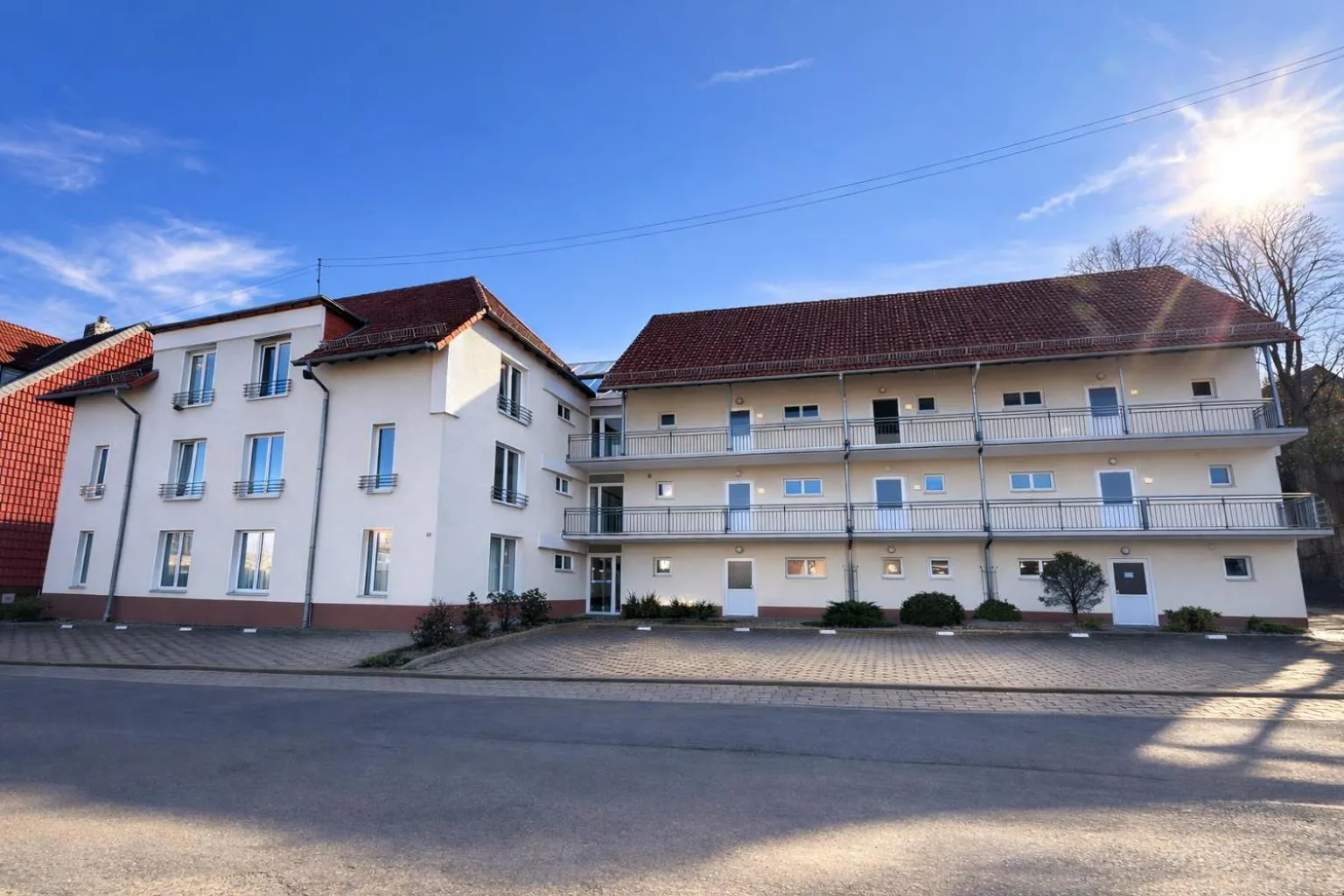 Property building in REGIOHOTEL Harzresidenz Wernigerode - #Familienfreundlich #FrischRenoviert #Waschmaschine #FreeParking
