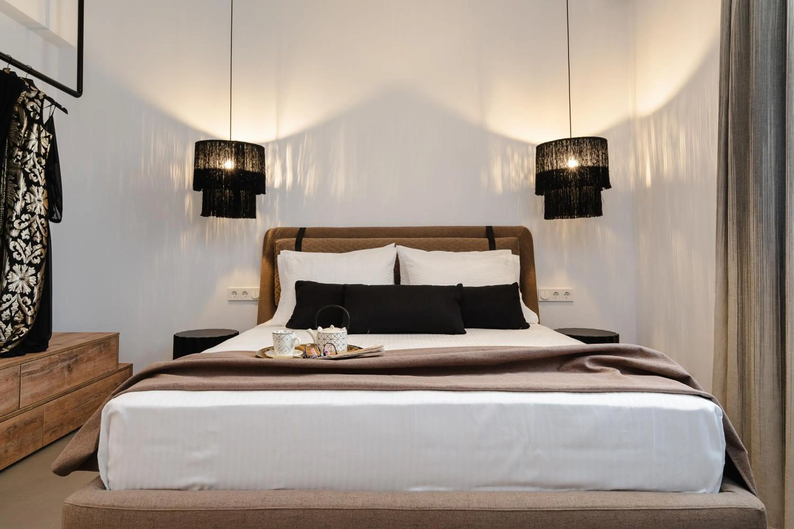 Bed in Thalelion 3 bedroom Villas with private pool and Jacuzzi