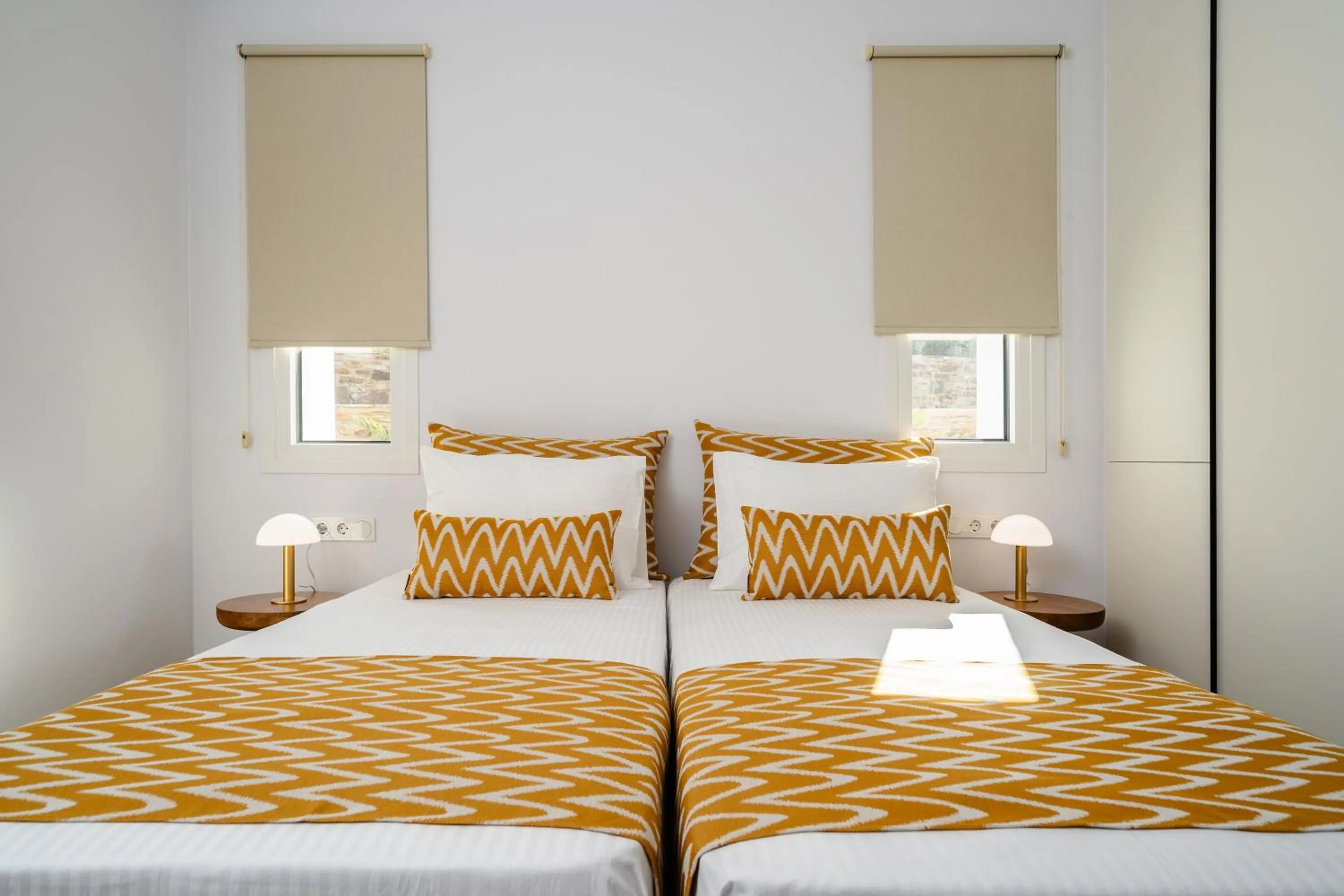 Patio, Bed in Thalelion 3 bedroom Villas with private pool and Jacuzzi