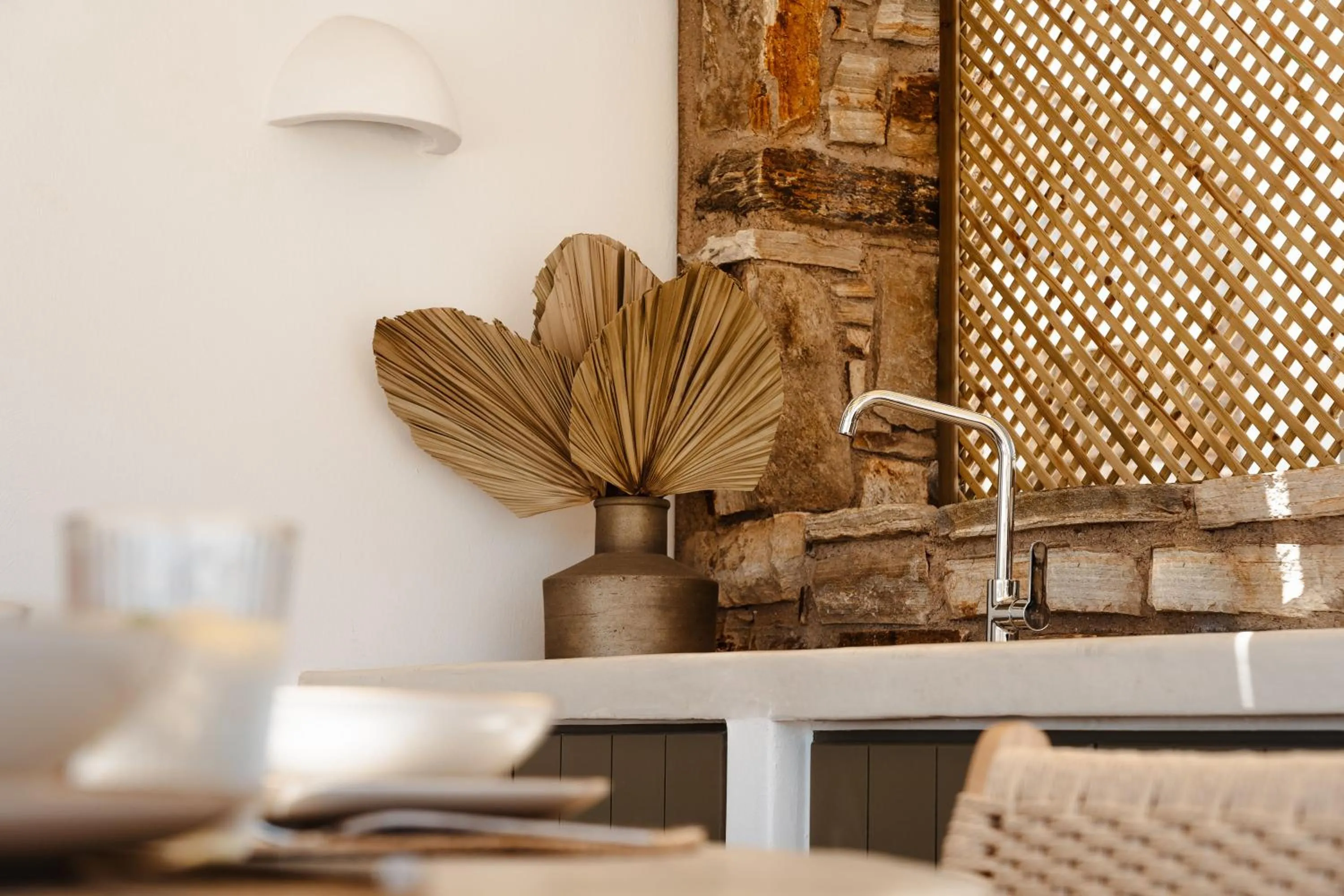 Decorative detail in Thalelion 3 bedroom Villas with private pool and Jacuzzi