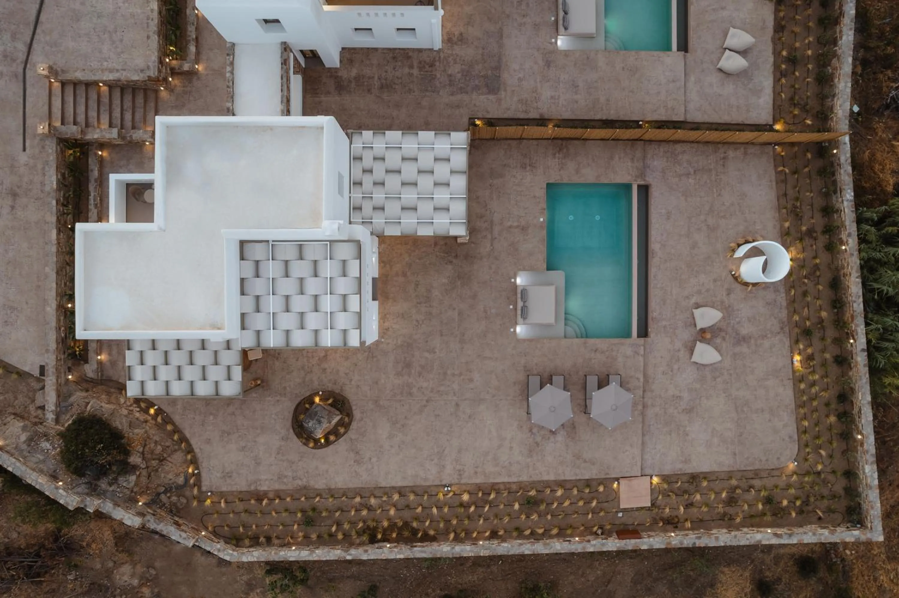 Shower in Thalelion 3 bedroom Villas with private pool and Jacuzzi