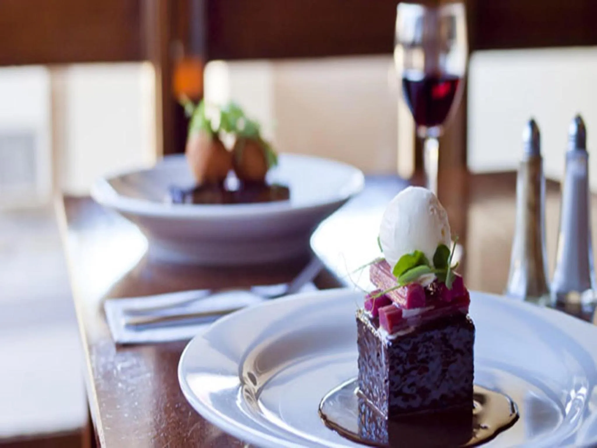 Food close-up in Brougham Arms Hotel