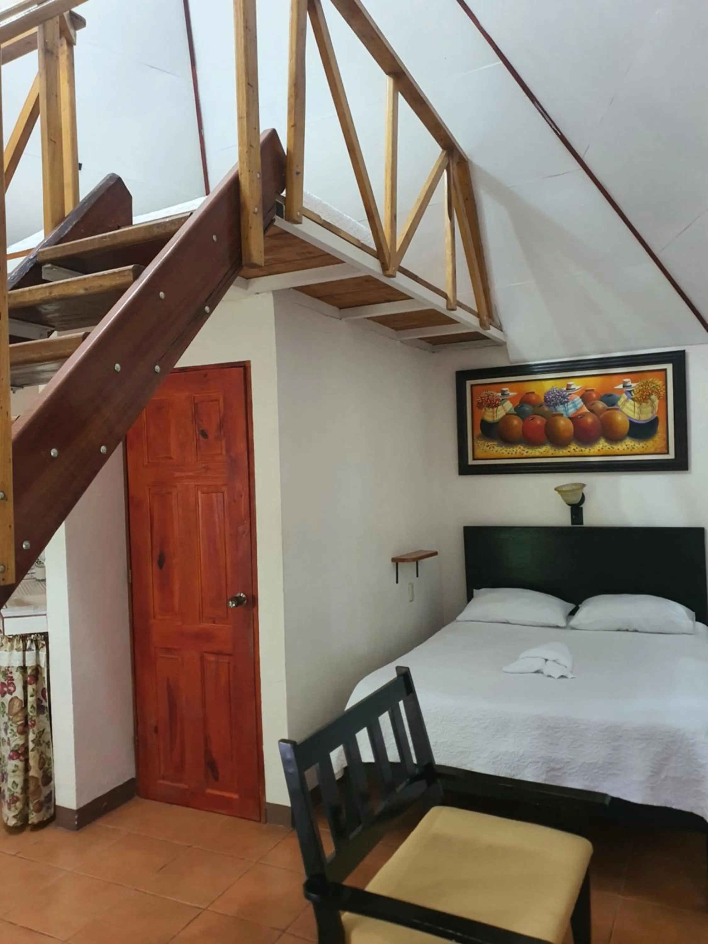 Bed in Cabañas Green House