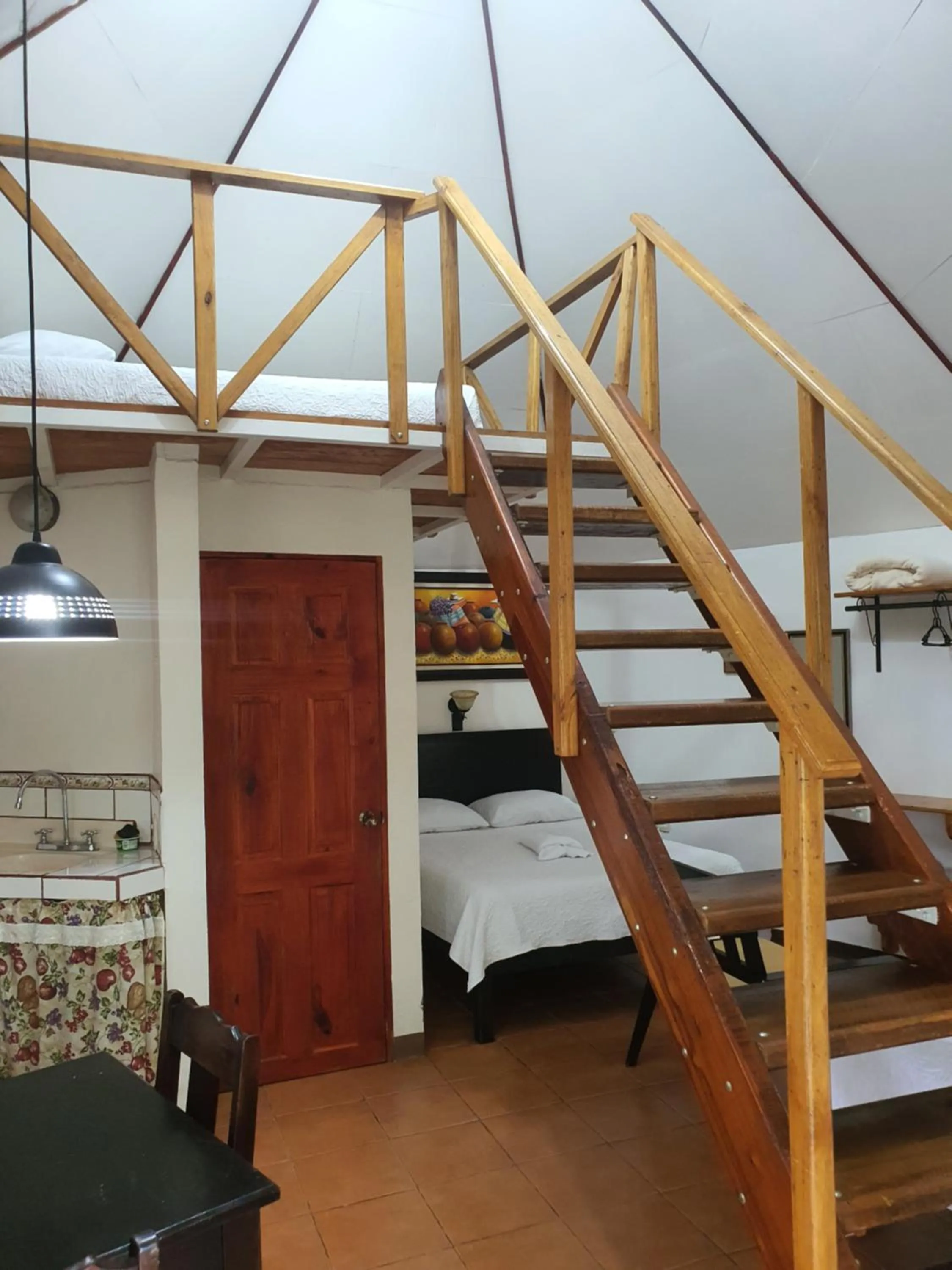 Bed in Cabañas Green House