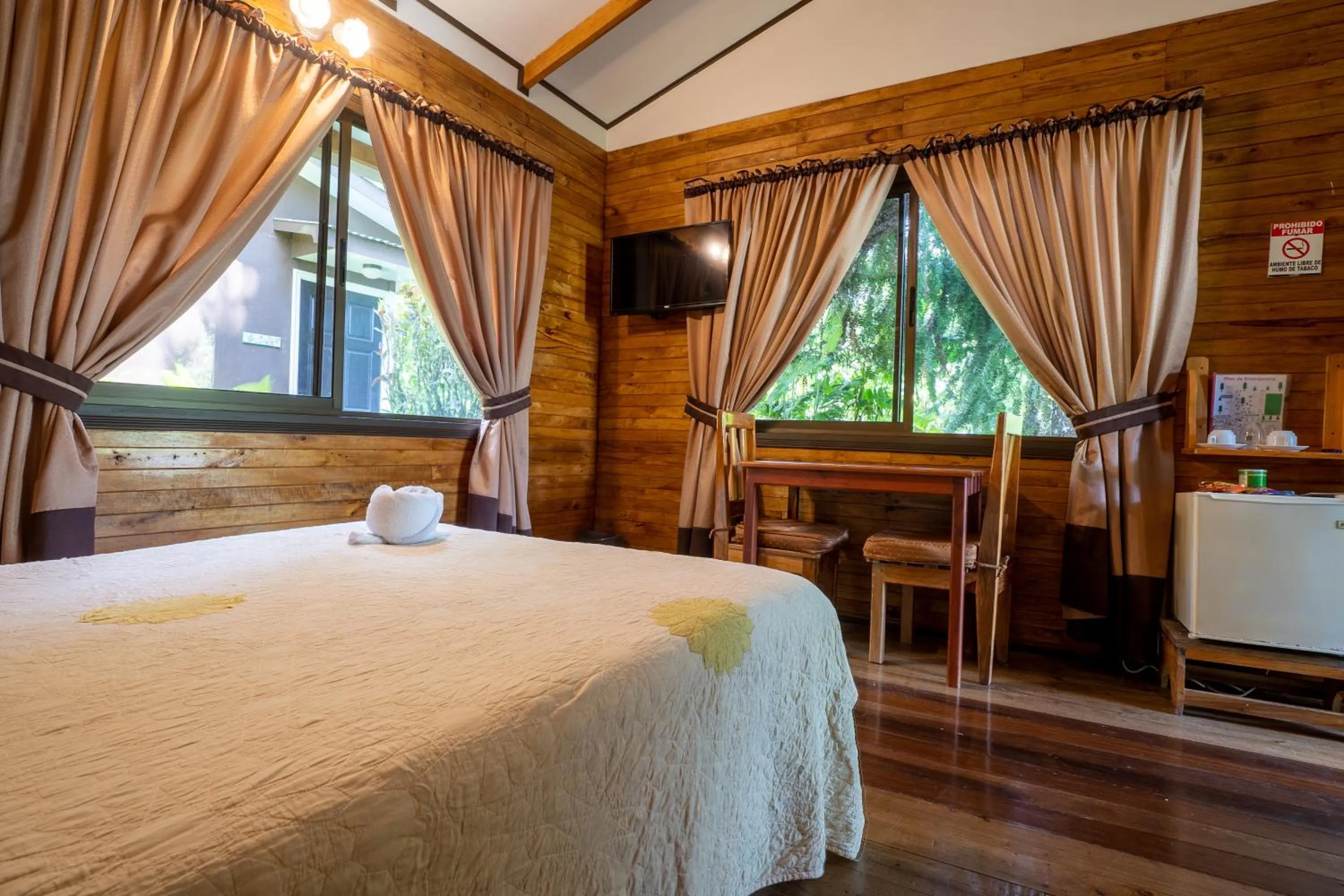 Bed in Cabañas Green House