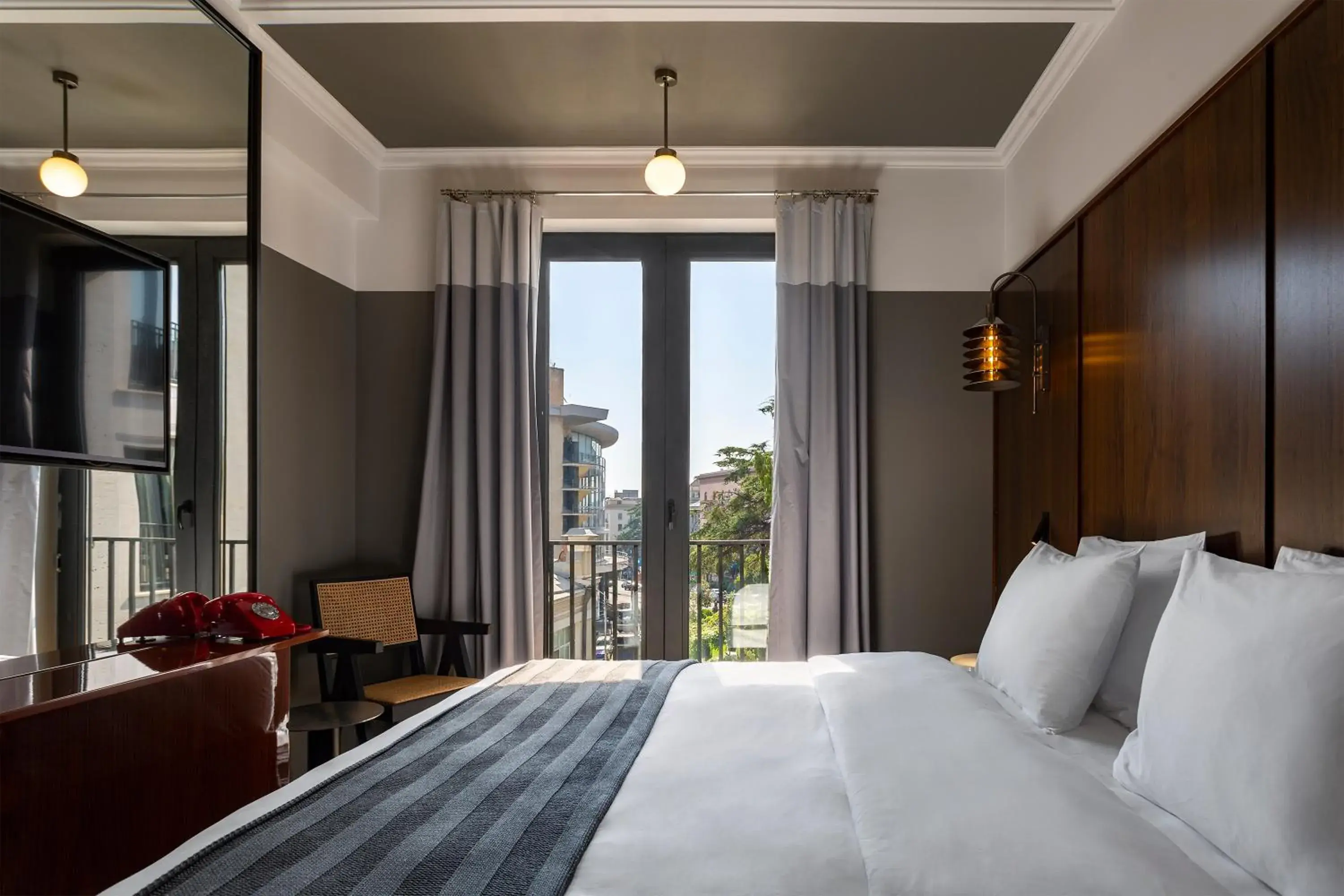 Bedroom, Bed in Hotel Afisha Bedroom, Bed in Hotel Afisha