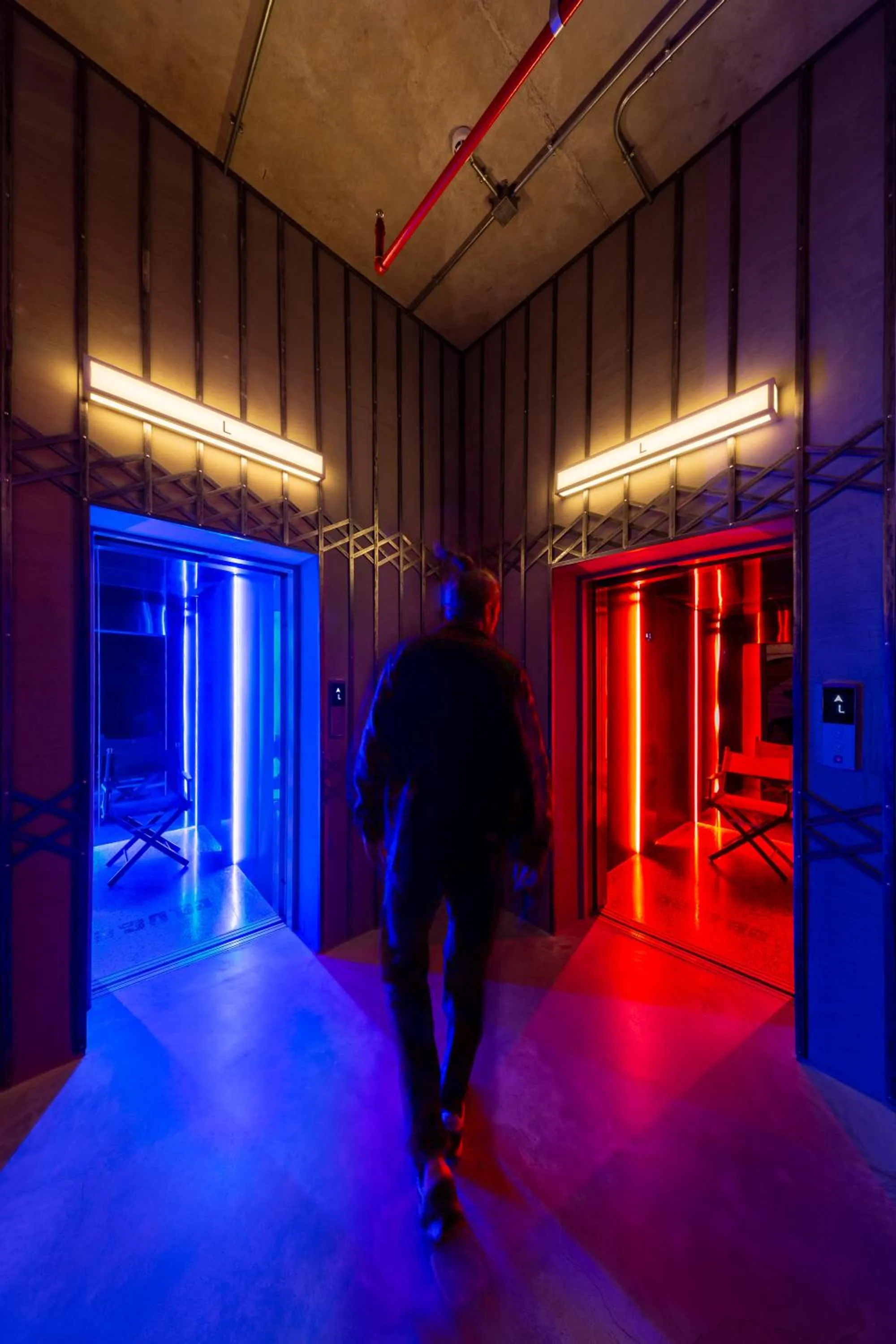 elevator in Hotel Afisha