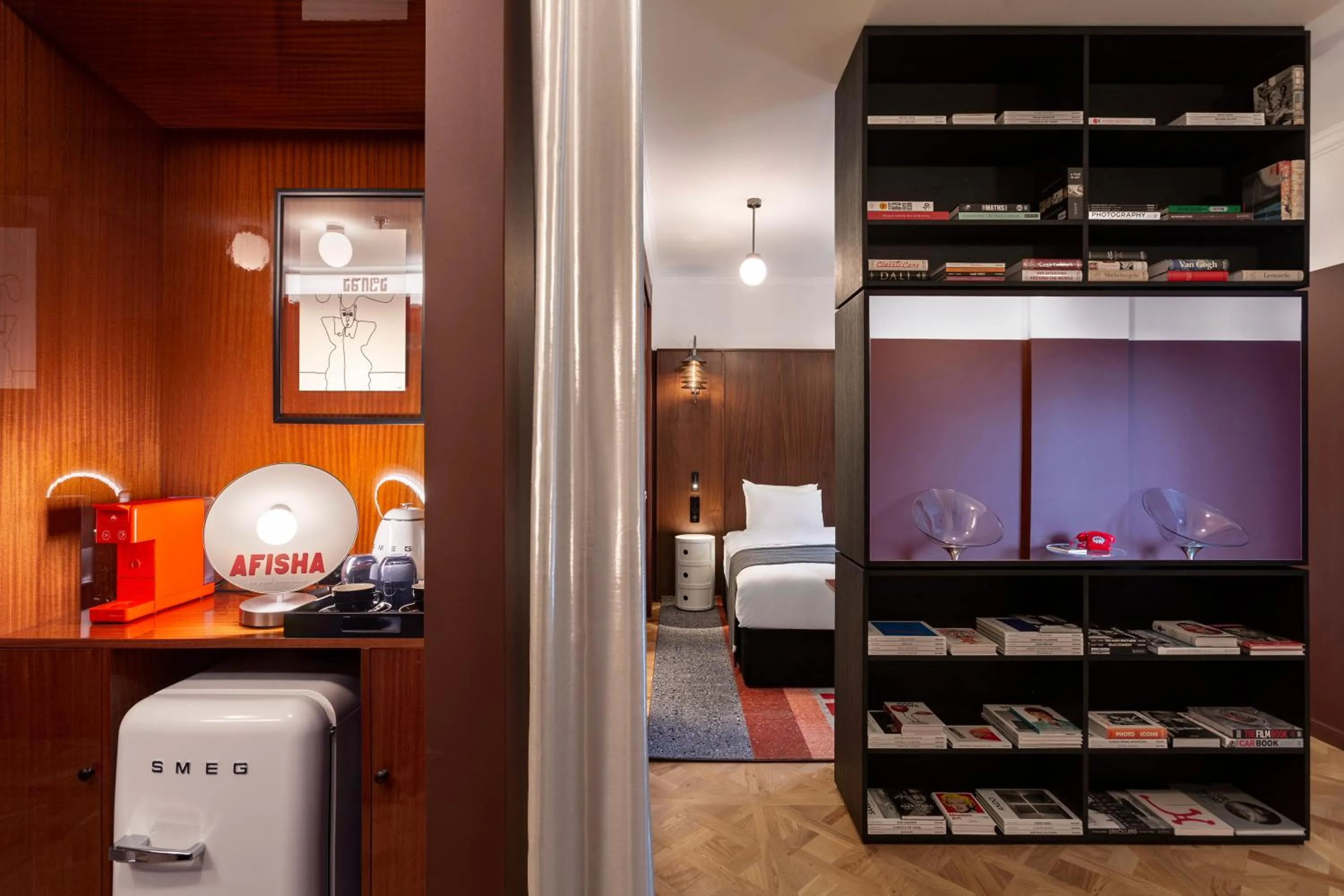 Coffee/tea facilities in Hotel Afisha