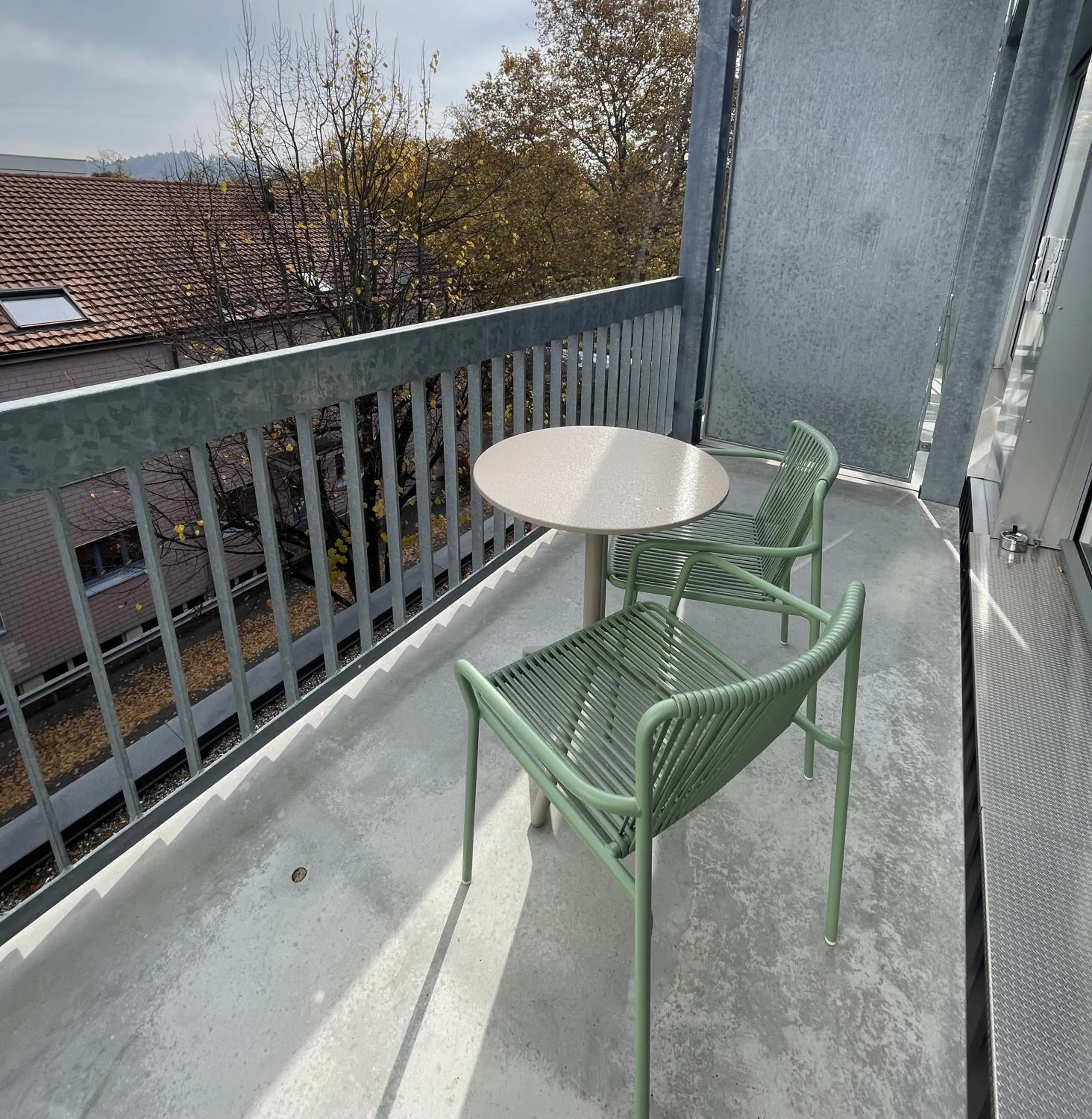 Balcony/Terrace in Aparthotel Il Momento Bern Expo