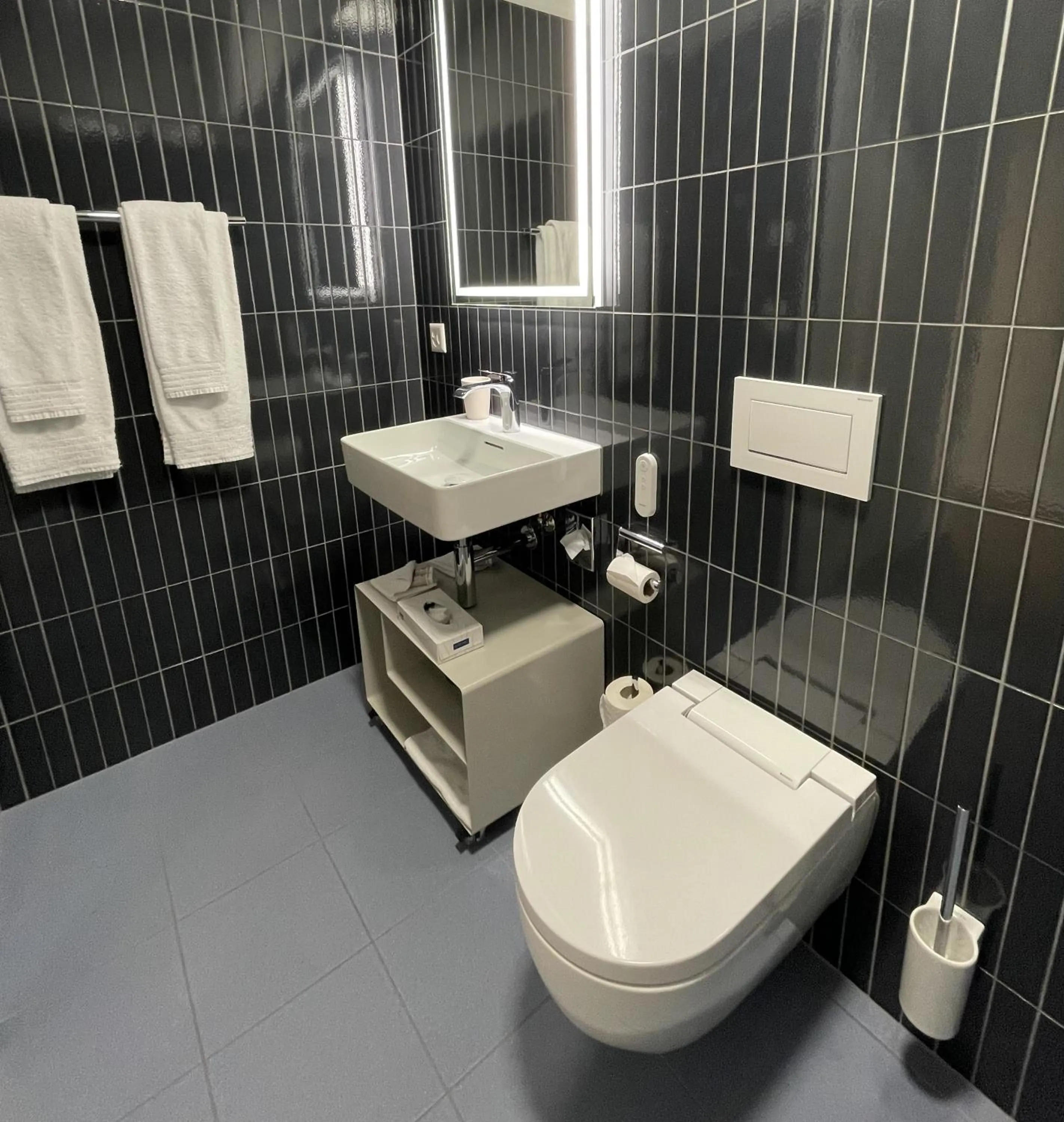 Bathroom in Aparthotel Il Momento Bern Expo