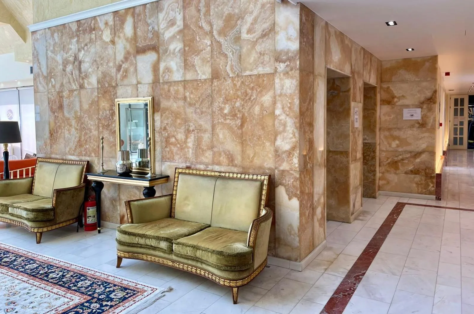 Seating area in AMH Hotel Durres