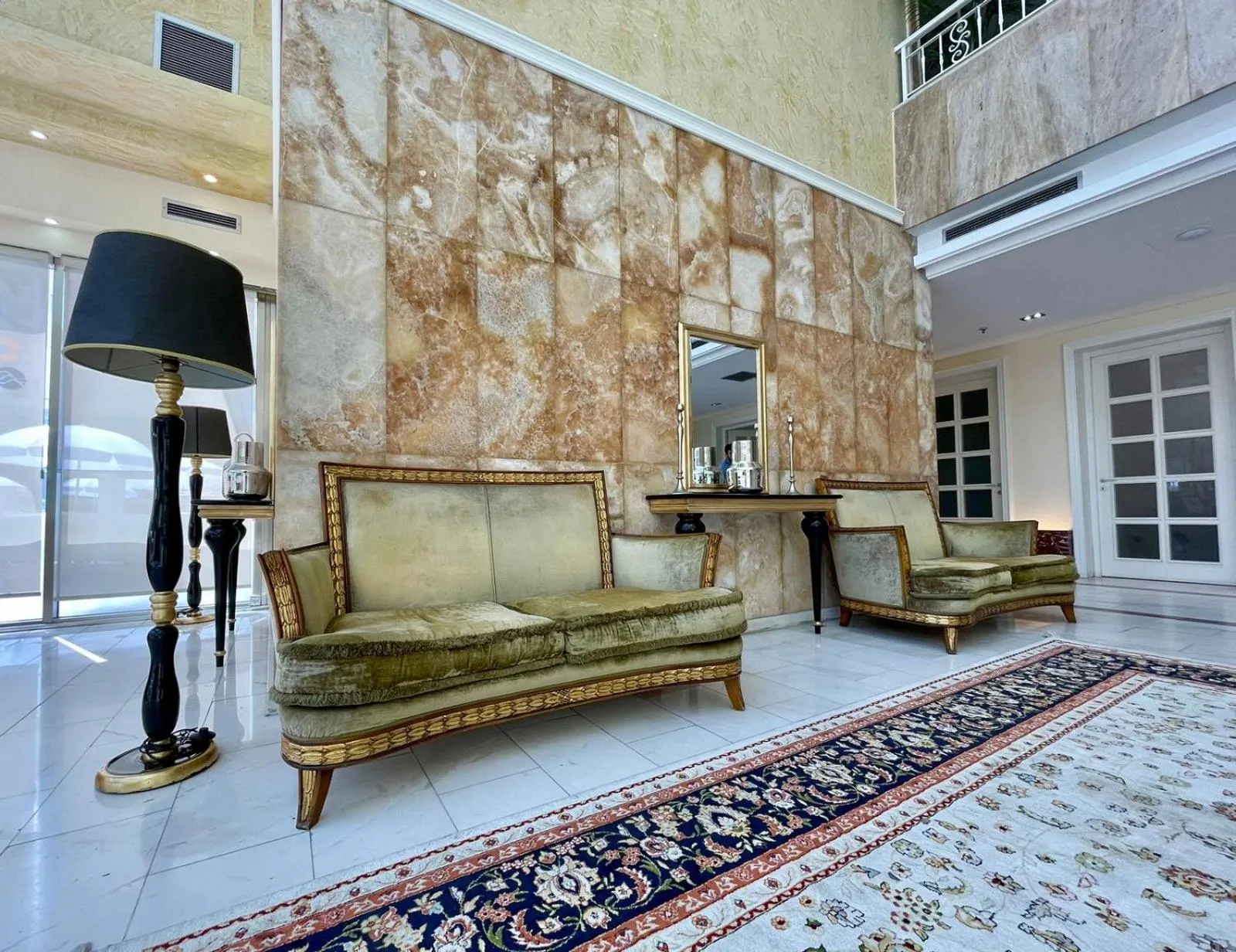 Seating area in AMH Hotel Durres