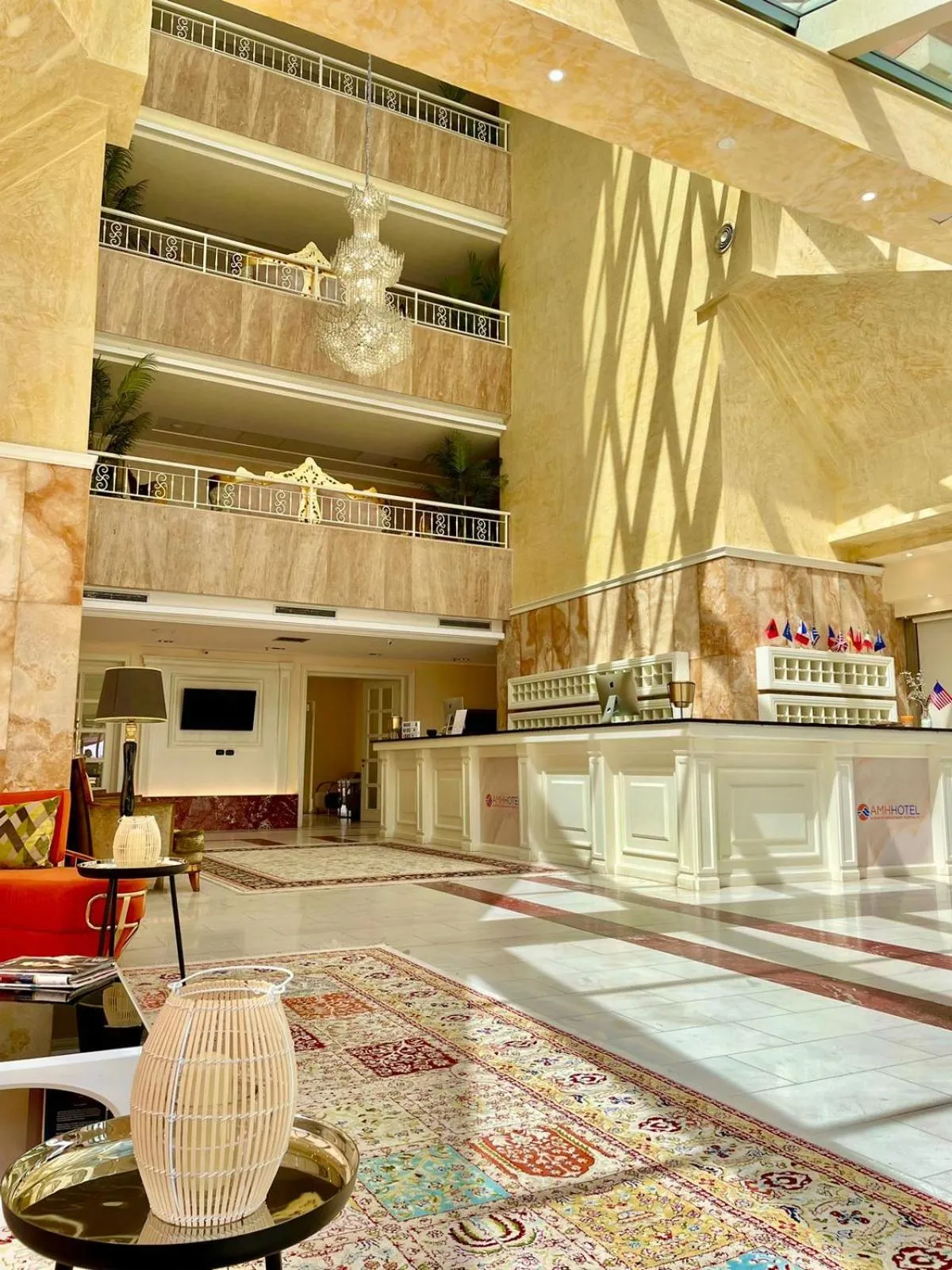 Lobby or reception in AMH Hotel Durres