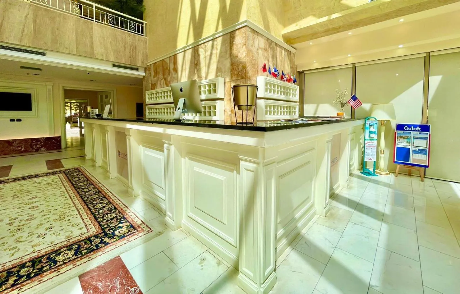 Lobby or reception in AMH Hotel Durres