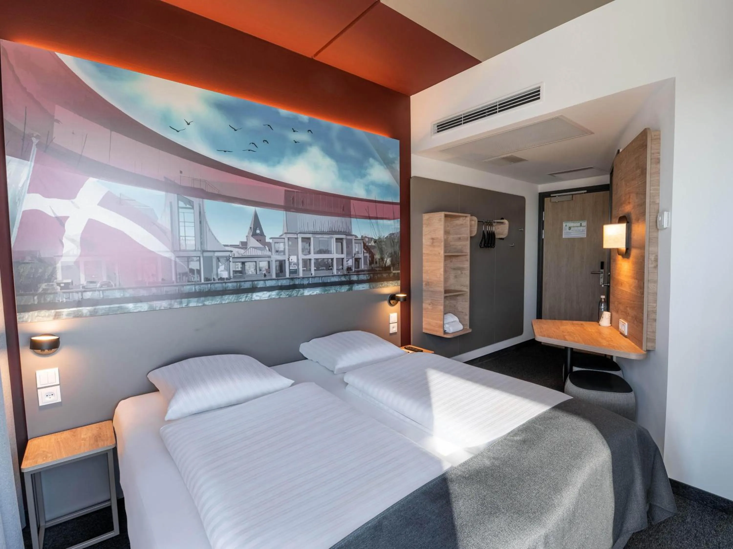 Photo of the whole room, Bed in B&B HOTEL Aalborg