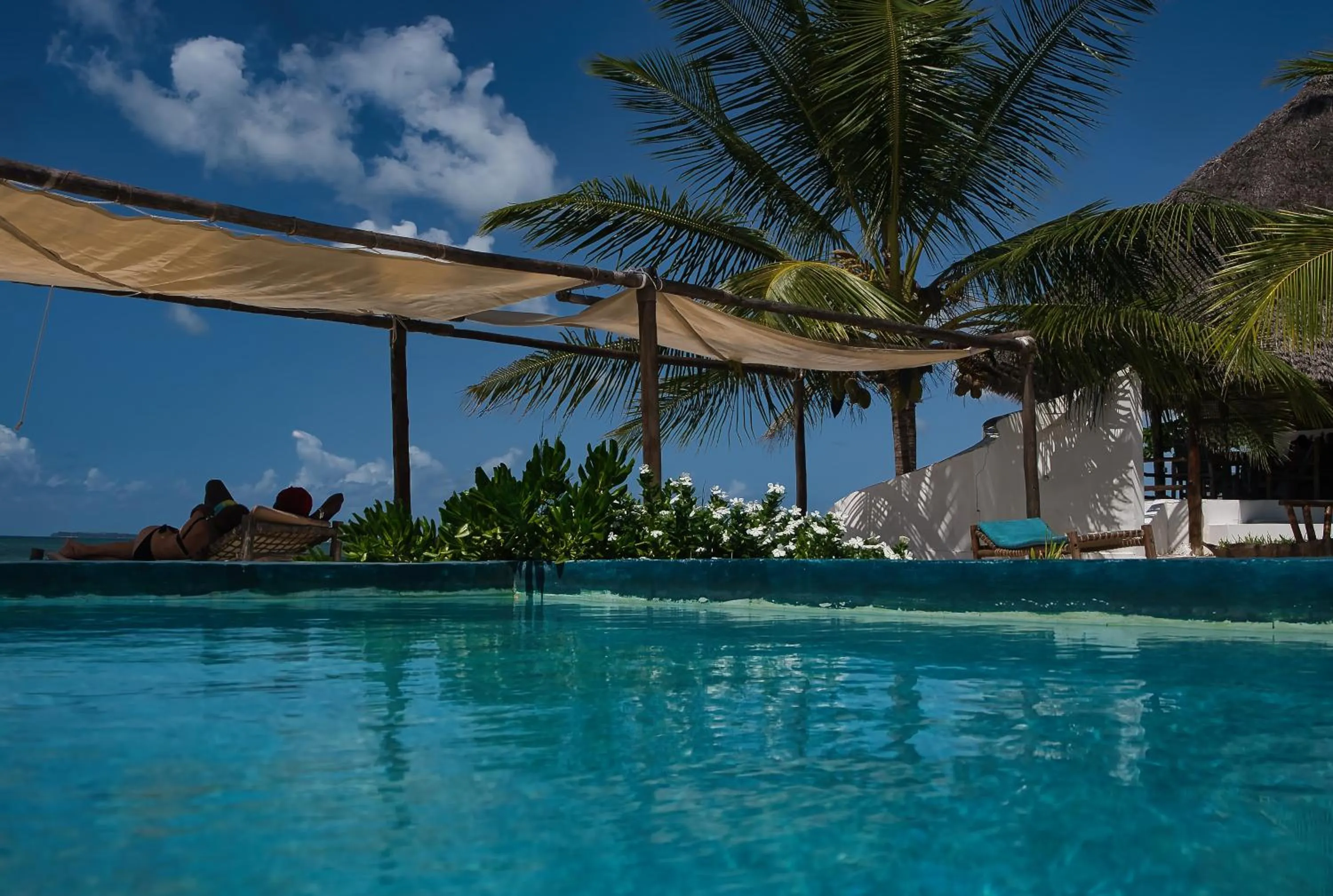 Pool view in AVO Boutique Hotel