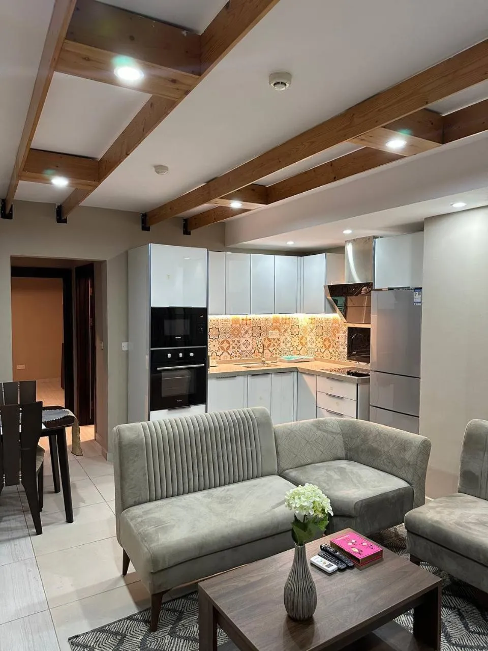 Living room in Mansah Plus Hotel and Apartments