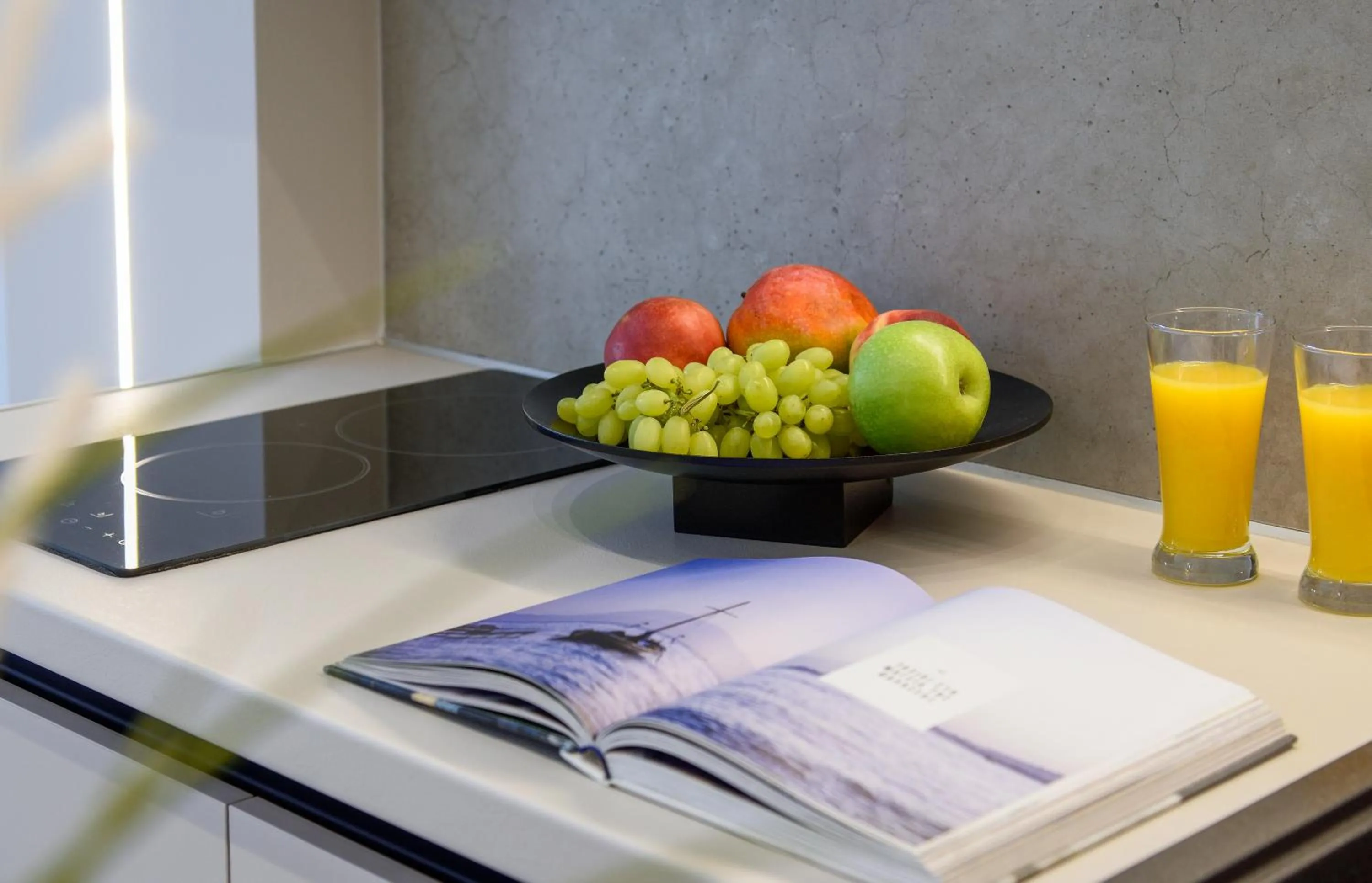Kitchen or kitchenette in Loena Luxury Suites