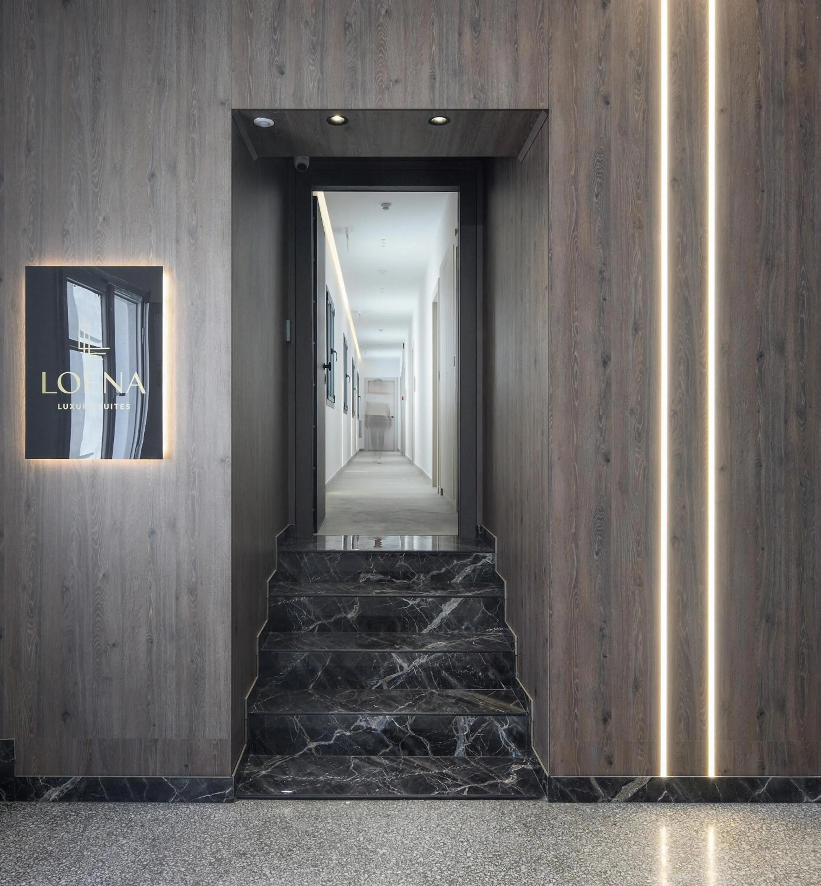 Facade/entrance in Loena Luxury Suites