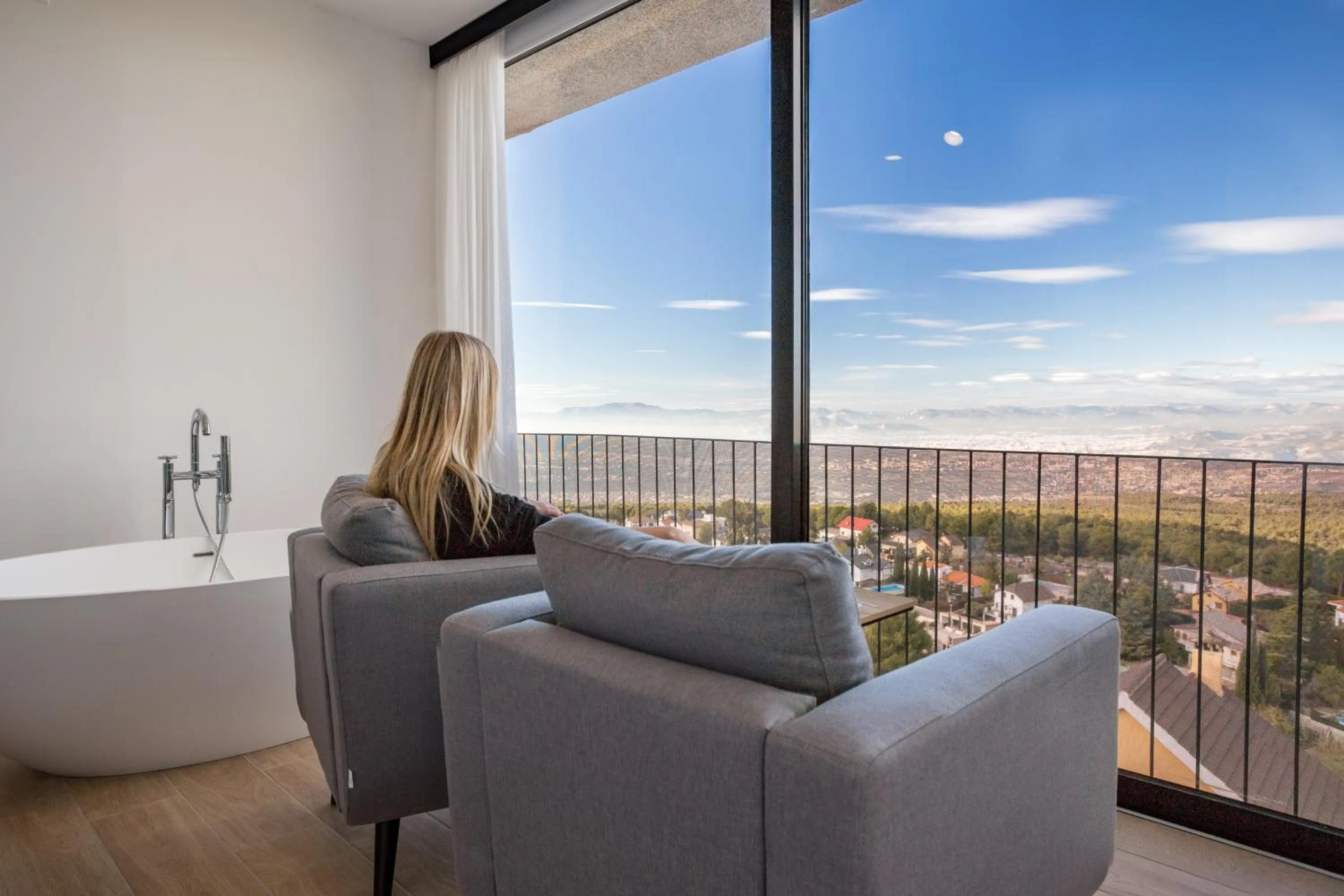 City view in Hotel El Balcon de las nieves