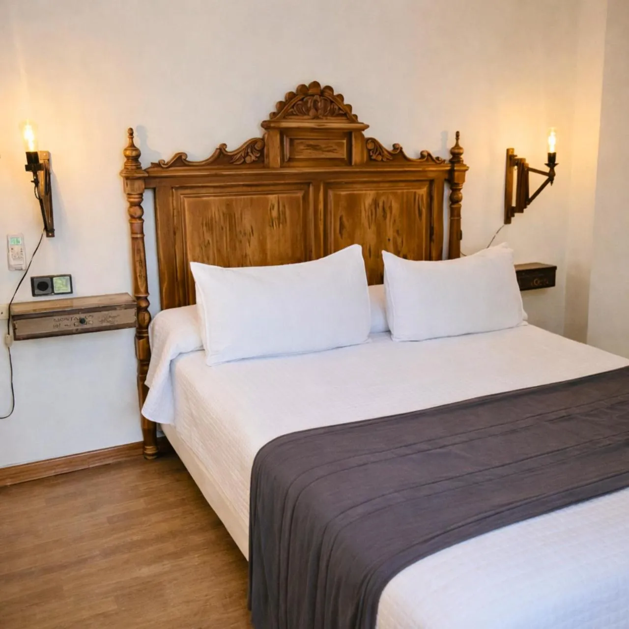 Photo of the whole room, Bed in Hotel El Balcon de las nieves