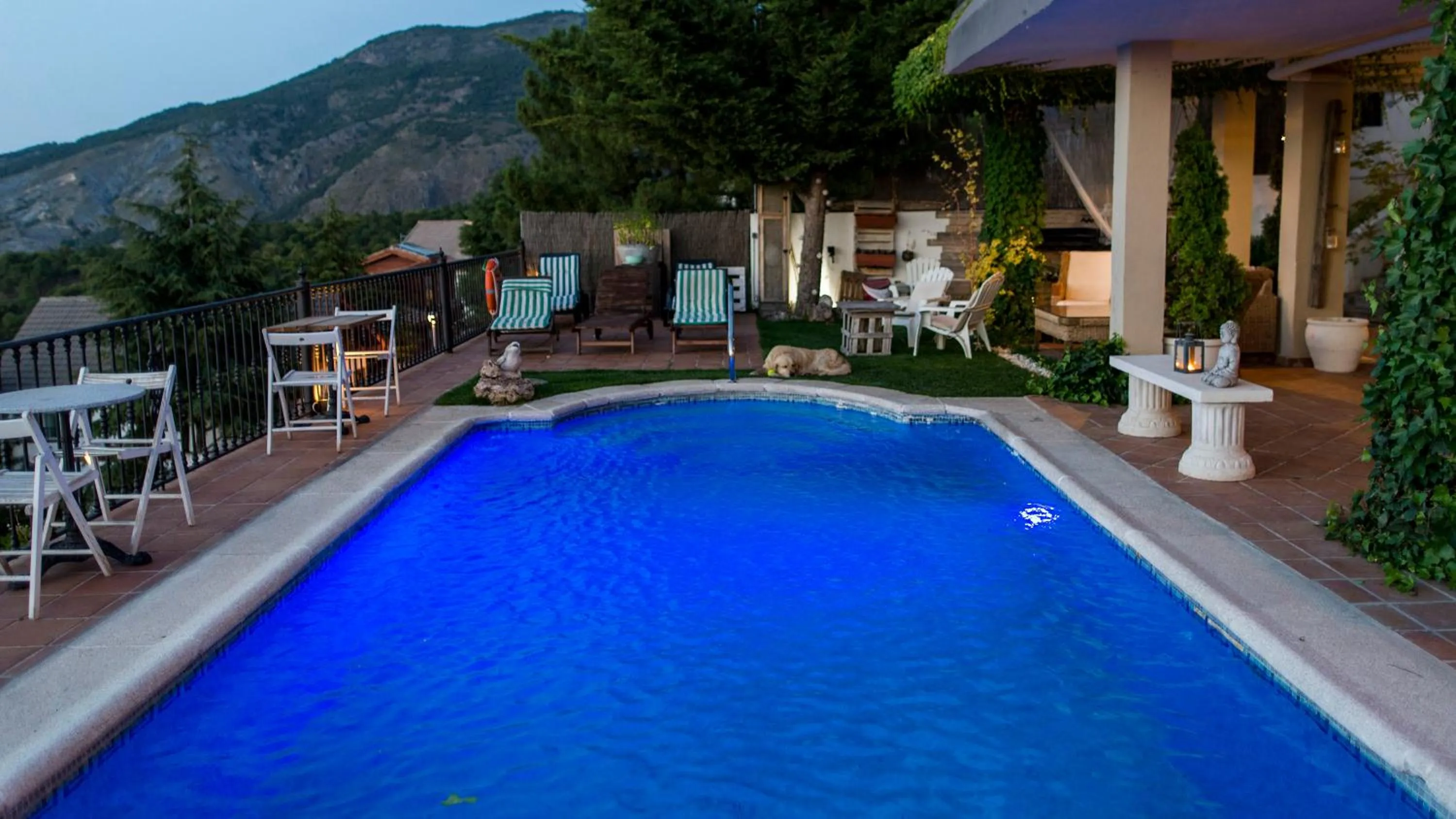 Garden in Hotel El Balcon de las nieves