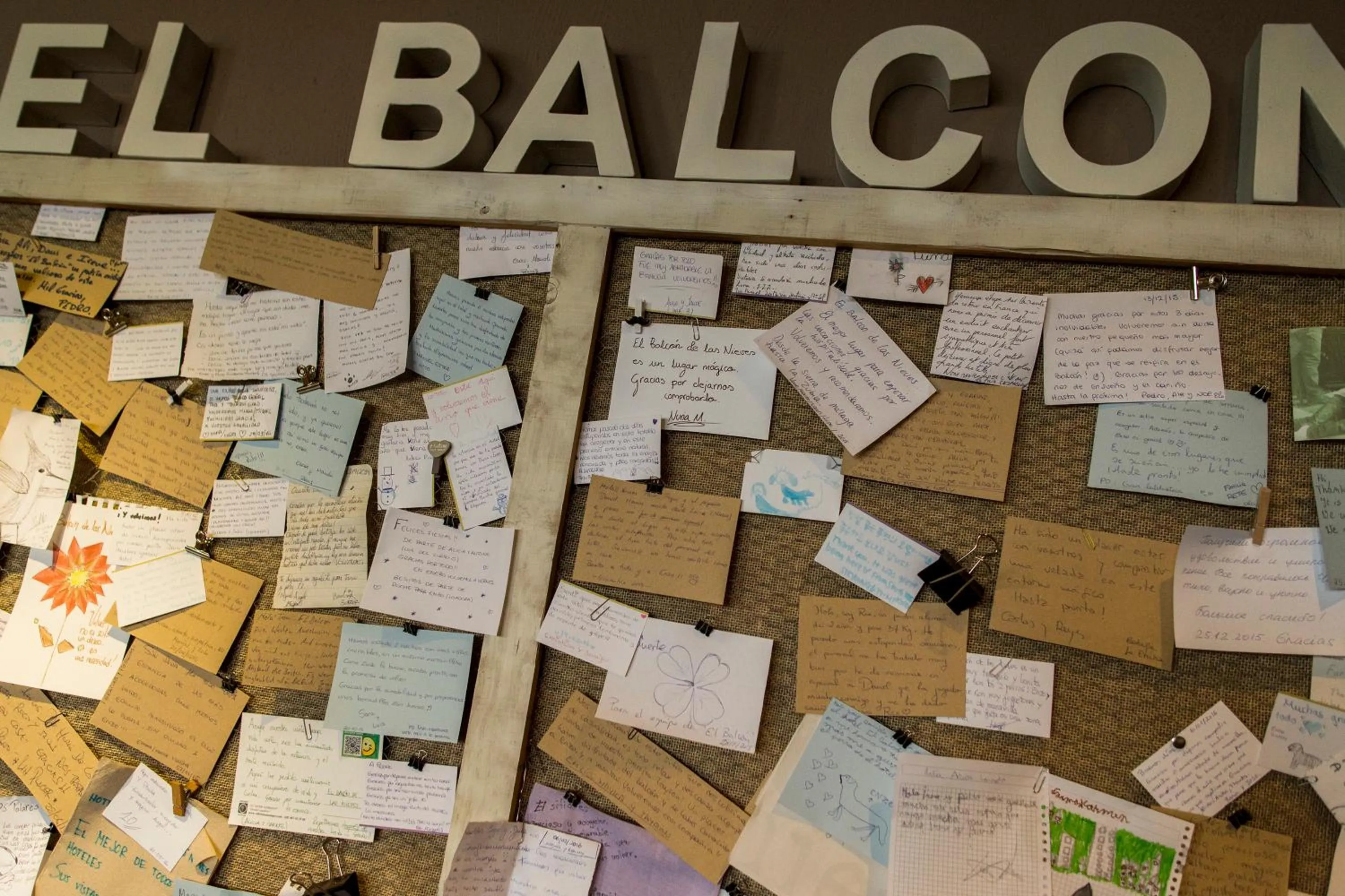 Decorative detail in Hotel El Balcon de las nieves