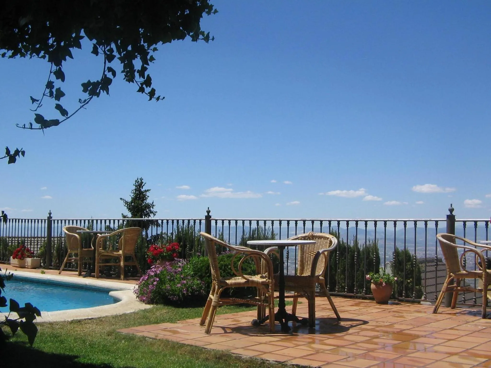 Garden in Hotel El Balcon de las nieves