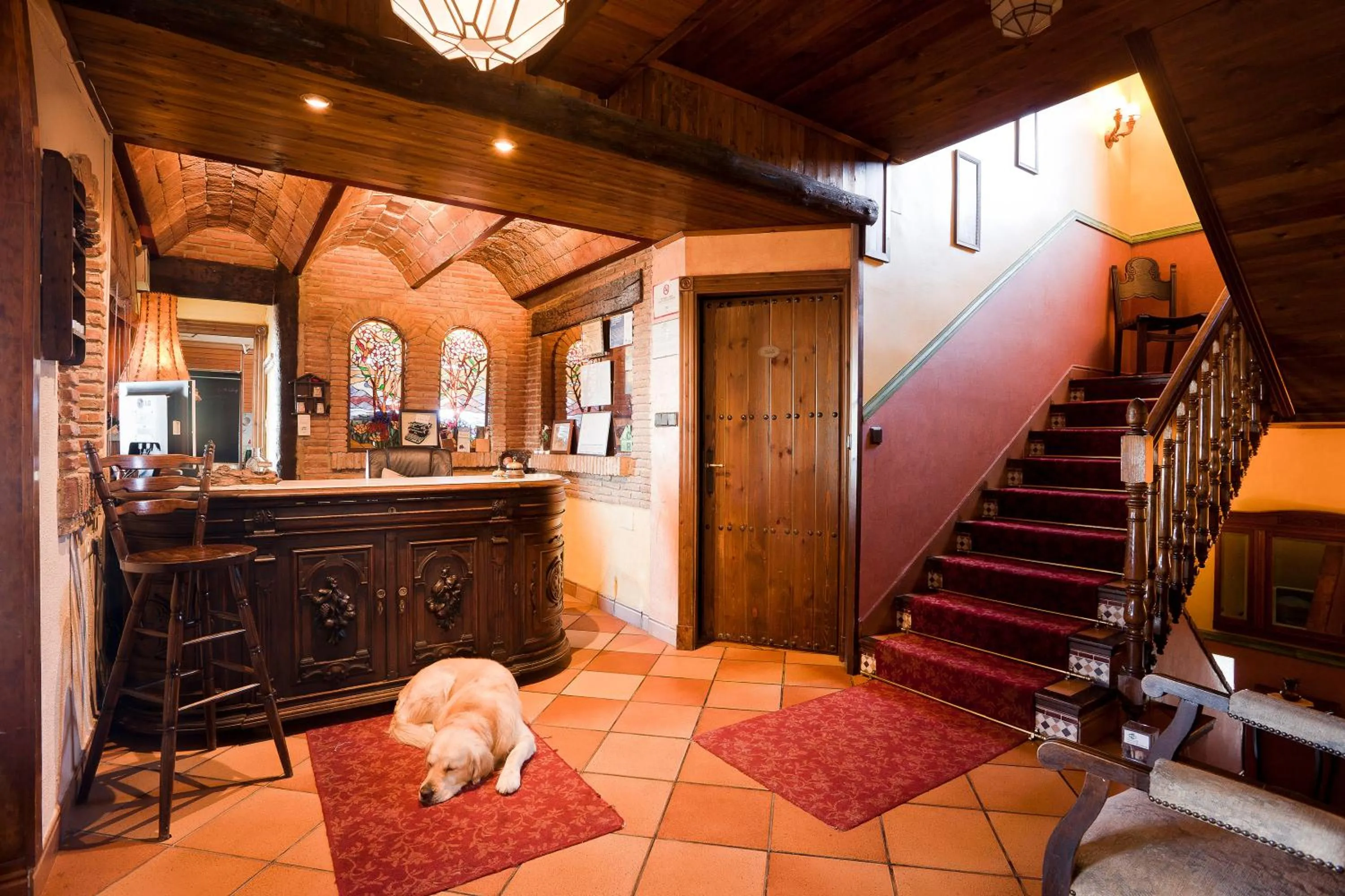 Lobby or reception in Hotel El Balcon de las nieves