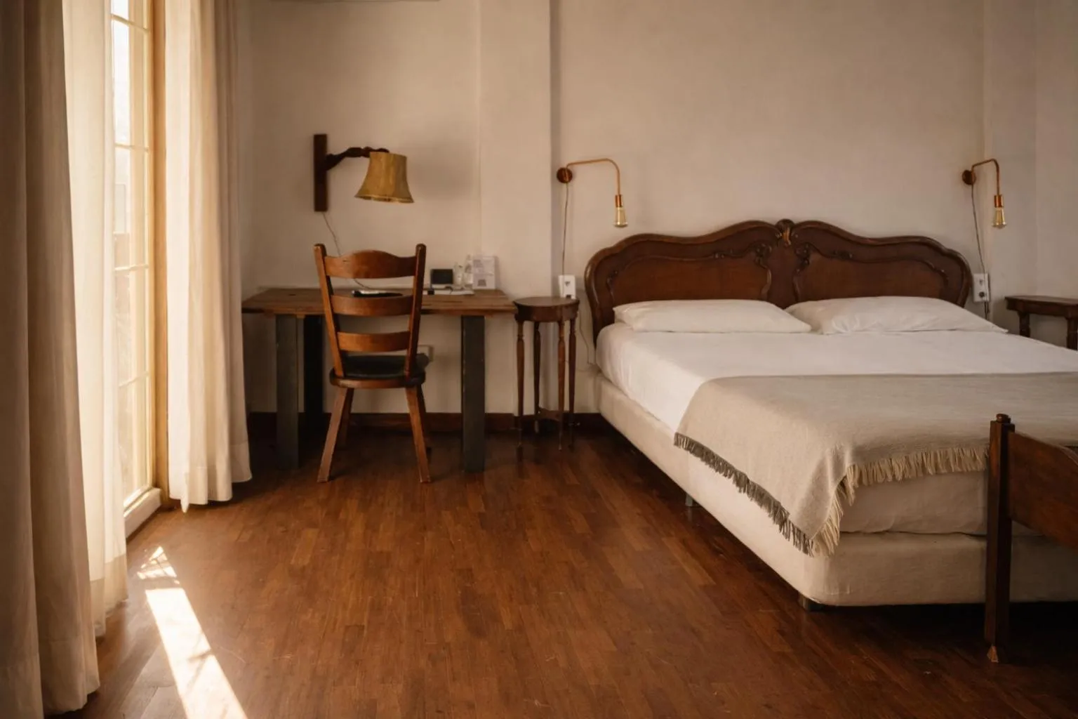 Photo of the whole room, Bed in Hotel El Balcon de las nieves