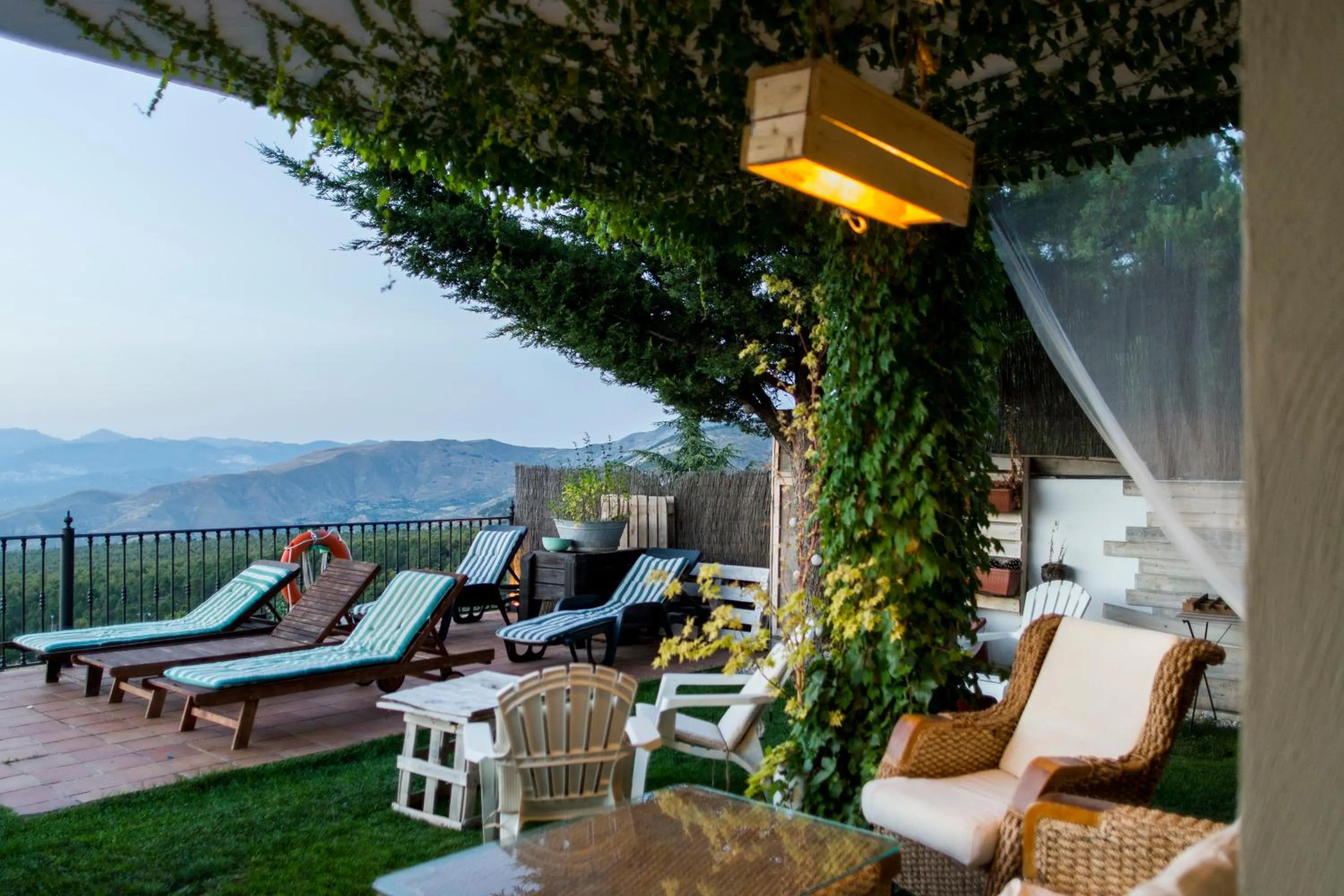 Garden in Hotel El Balcon de las nieves