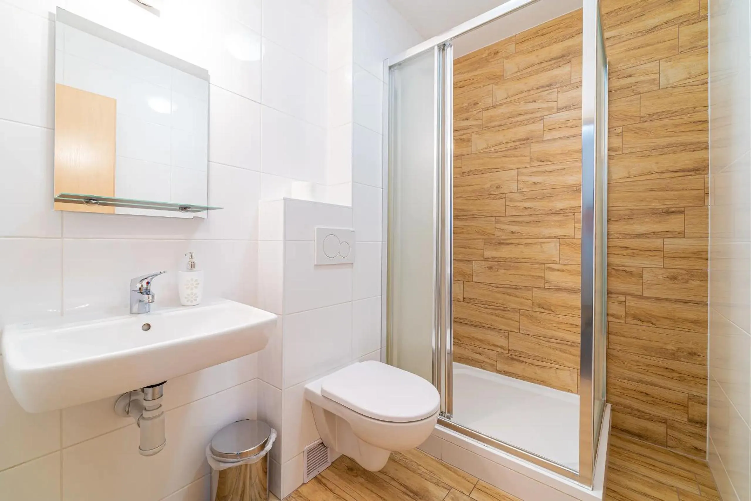 Shower in Aparthotel Belveder